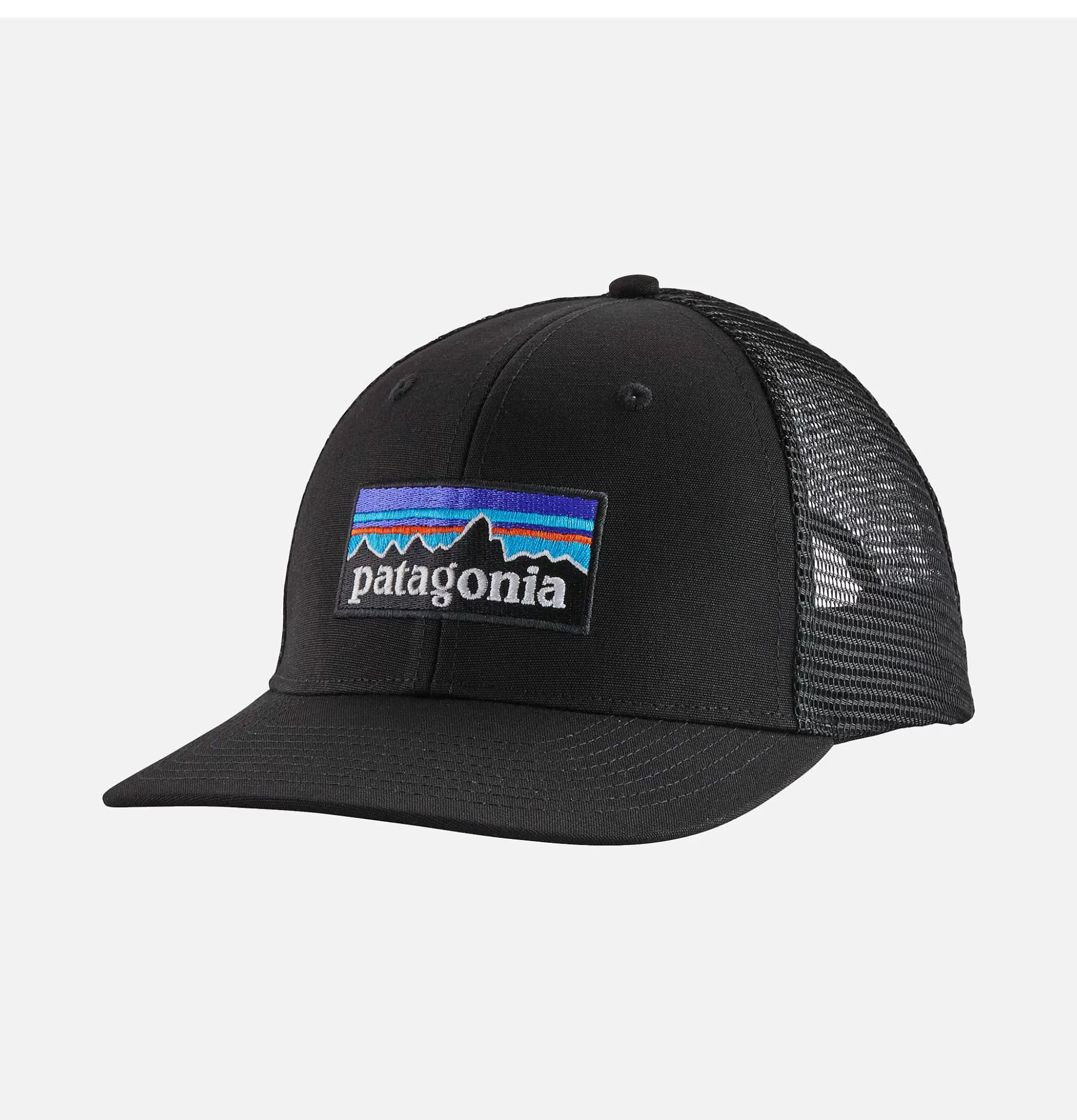 PATAGONIA ACCESSORIES P6 Logo Cap Black^ Chapeaux & Casquettes