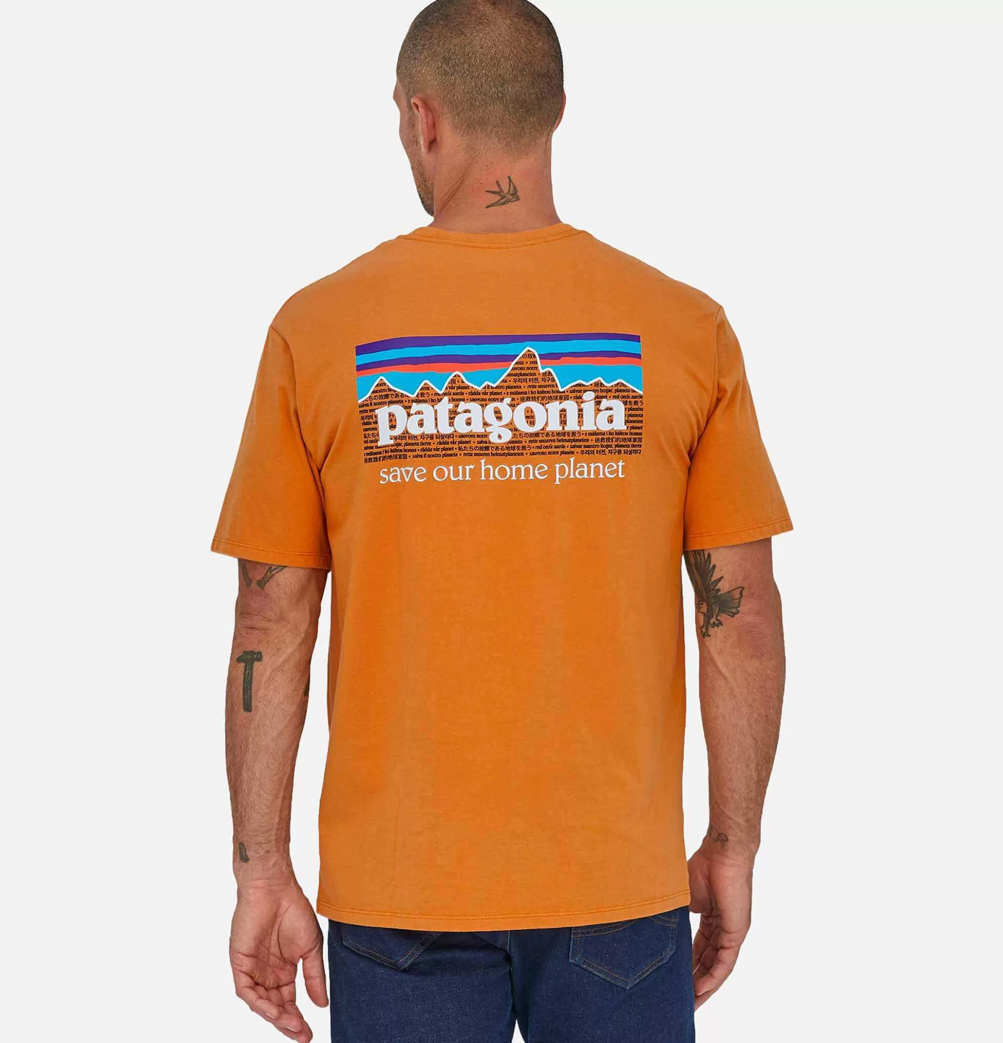 PATAGONIA P6 Logo Tee Desert Orange^ T-Shirts