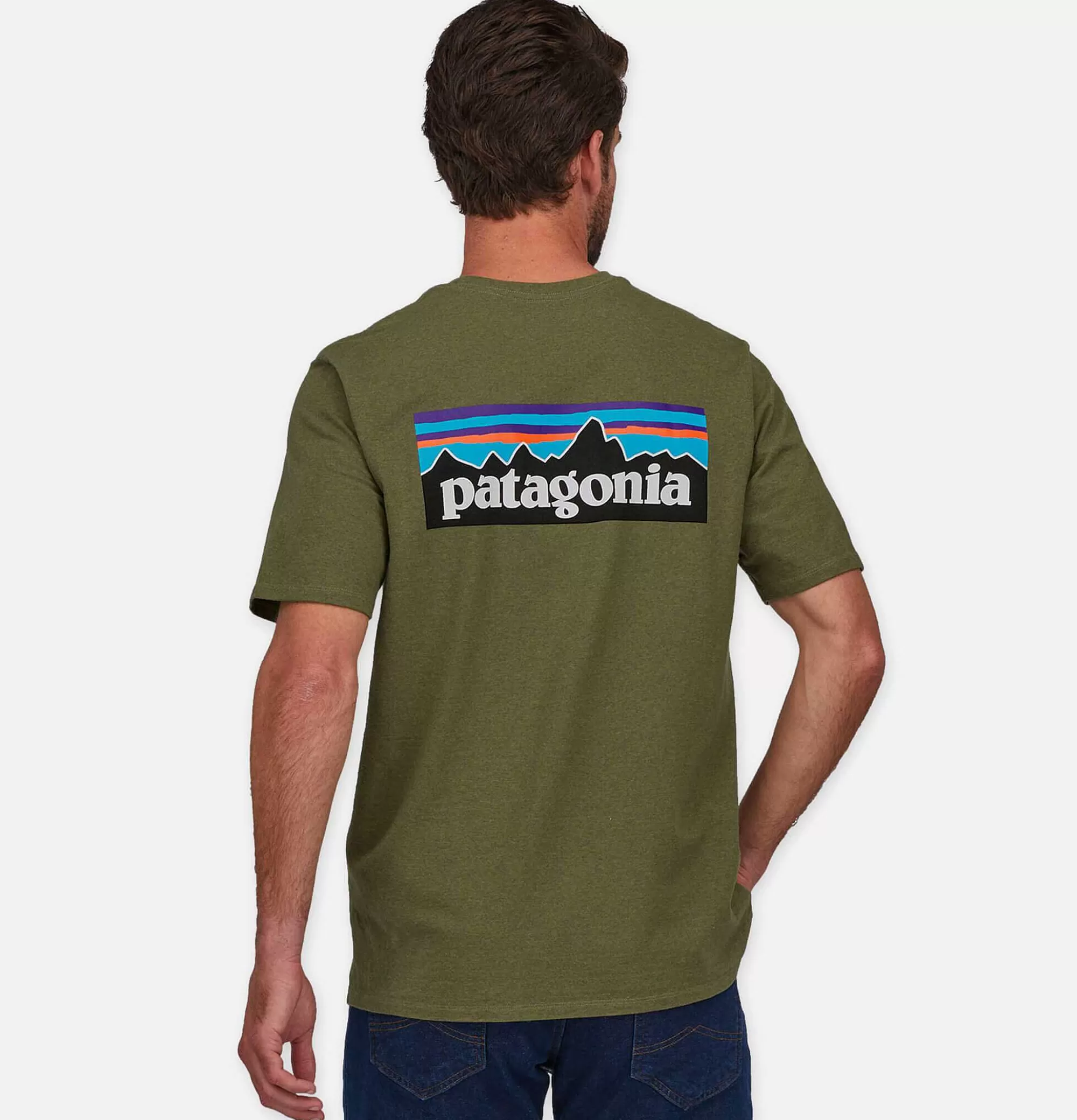 PATAGONIA P6 Logo T-Shirt Wyoming Green^ T-Shirts