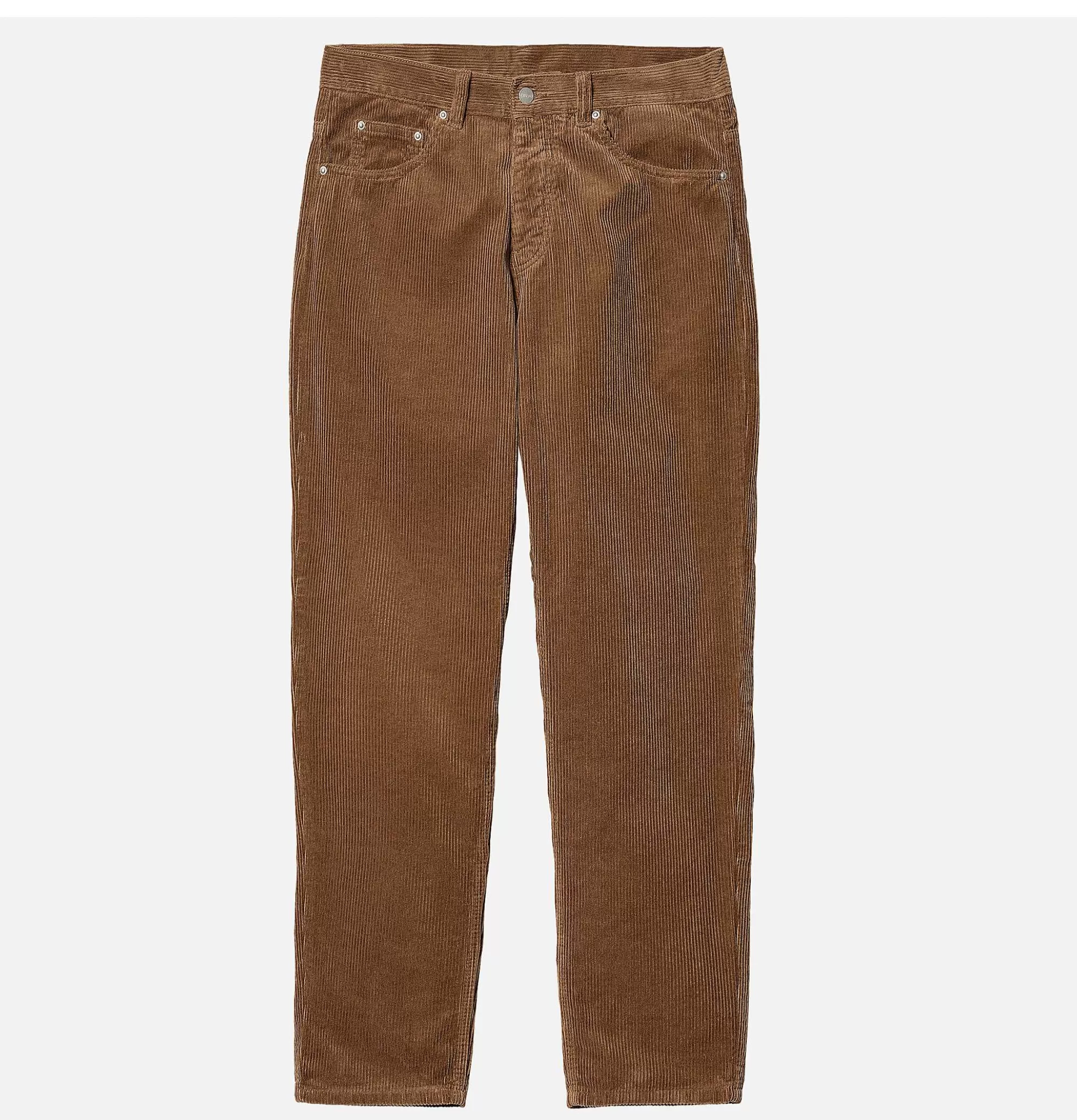 CARHARTT WIP Pantalon Carhartt Newel Cord Tamarind^ Pantalons