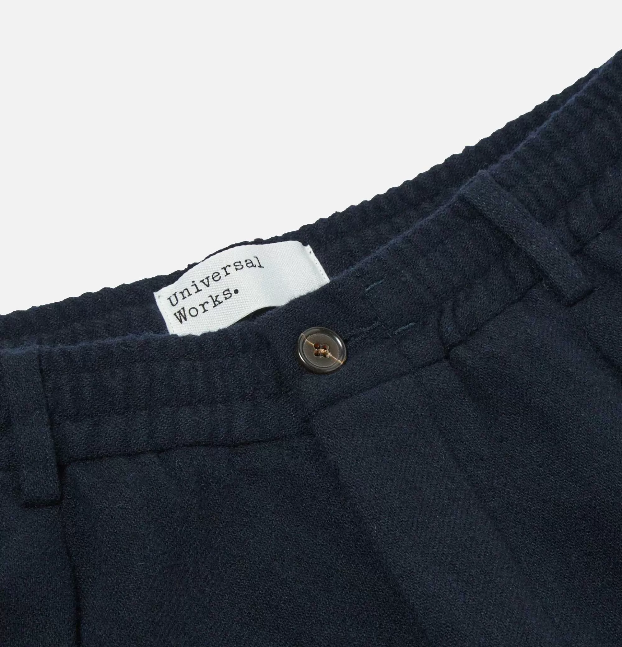 UNIVERSAL WORKS Pantalon Oxford Wool Navy^ Pantalons