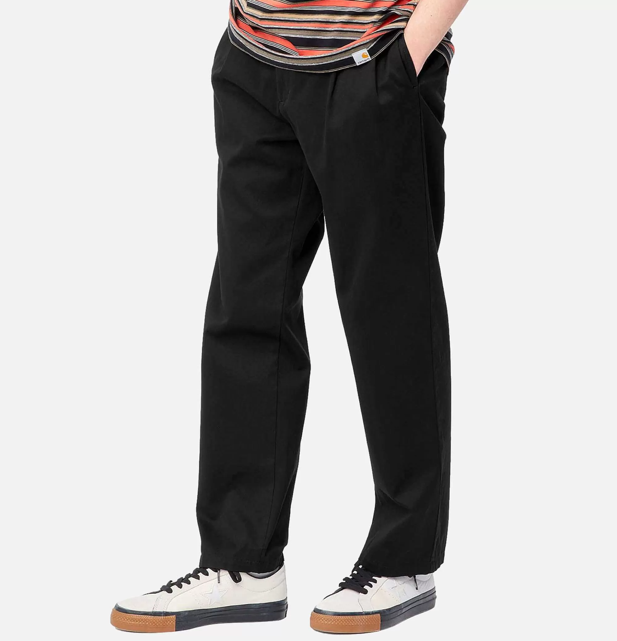 CARHARTT WIP Pantalon Salford Black Rinsed^ Chinos