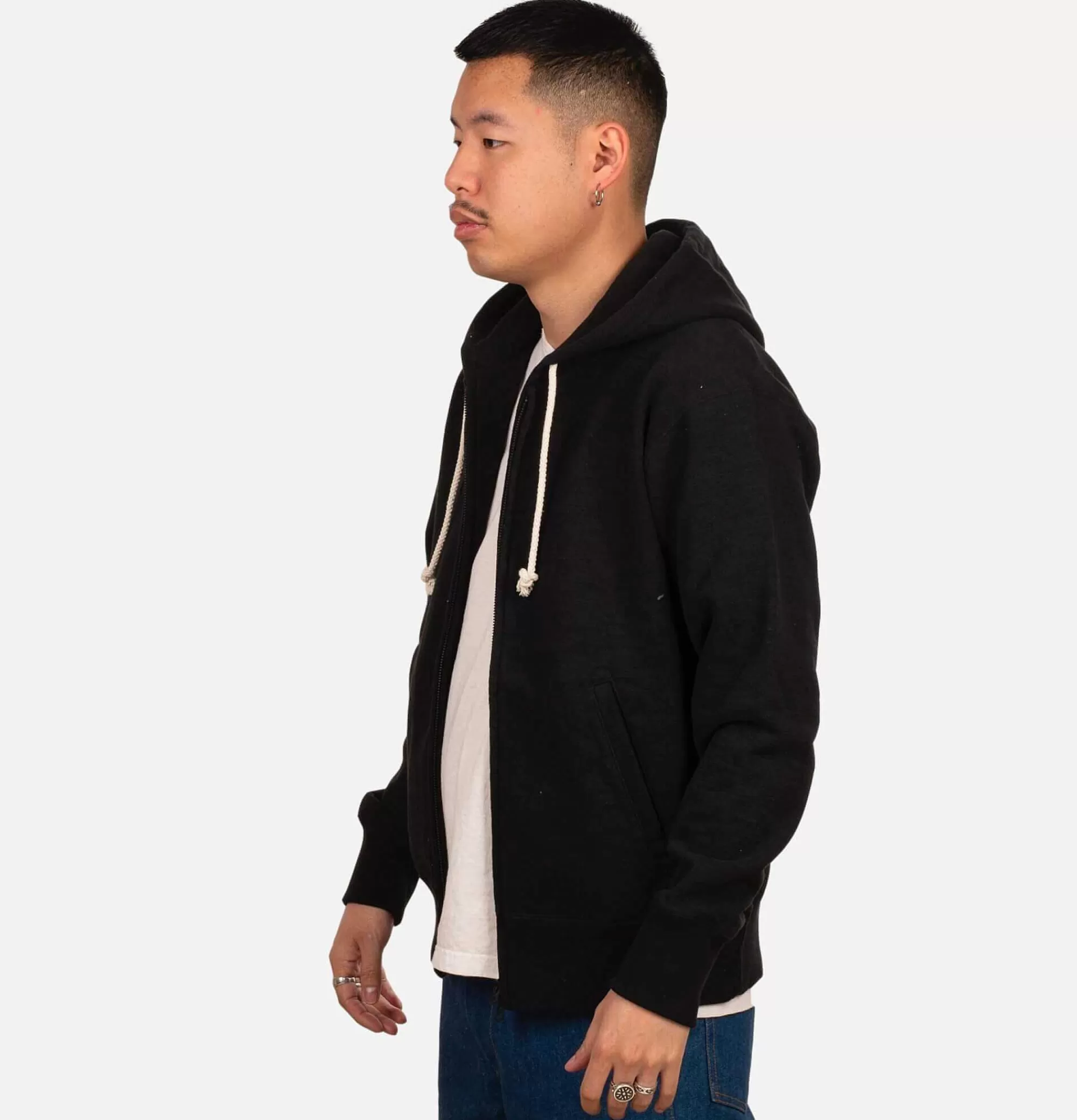 JACKMAN Parka Sweatshirt Black^ Sweats & Polaires