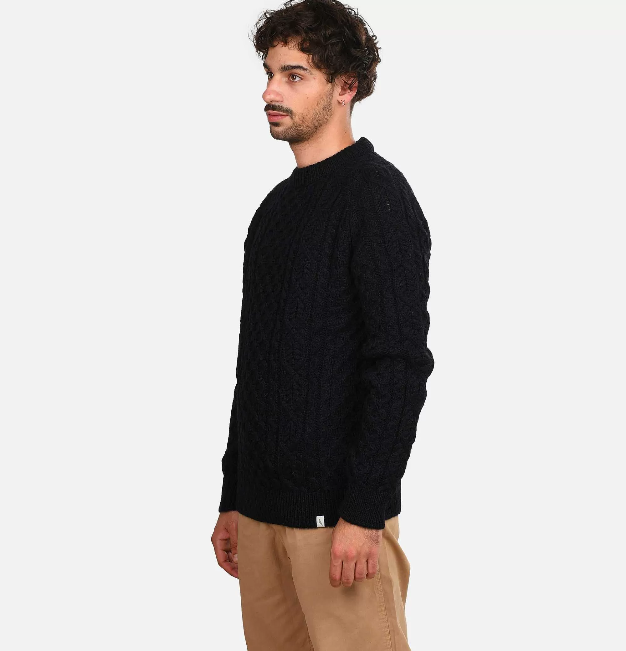 PEREGRINE Pull Hudson Aran Navy^ Pulls & Cardigans