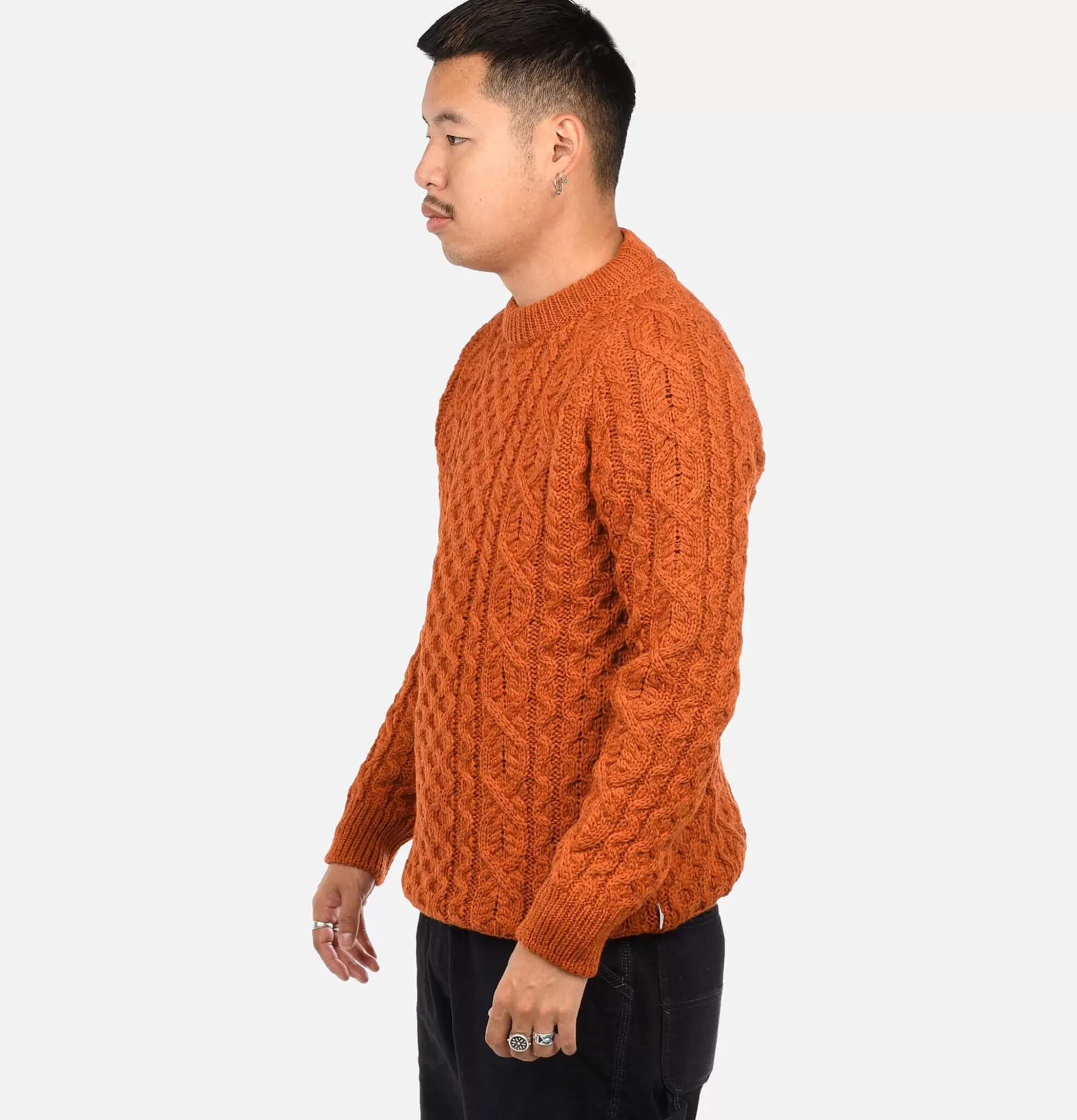 PEREGRINE Pull Husdon Aran Orange^ Pulls & Cardigans