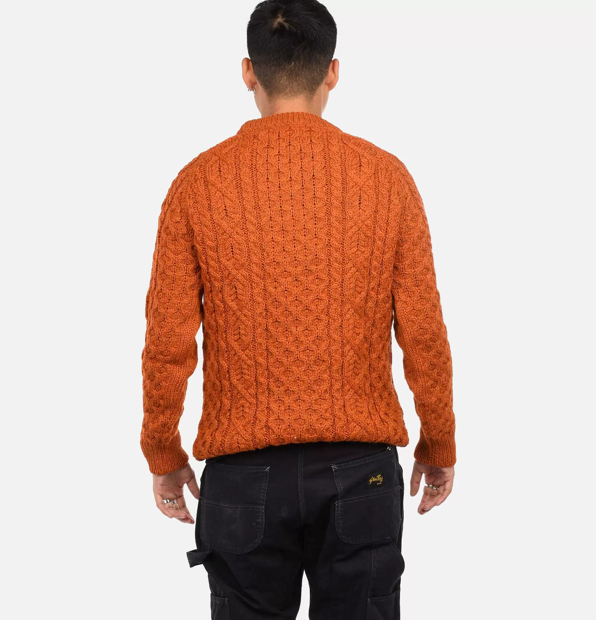 PEREGRINE Pull Husdon Aran Orange^ Pulls & Cardigans