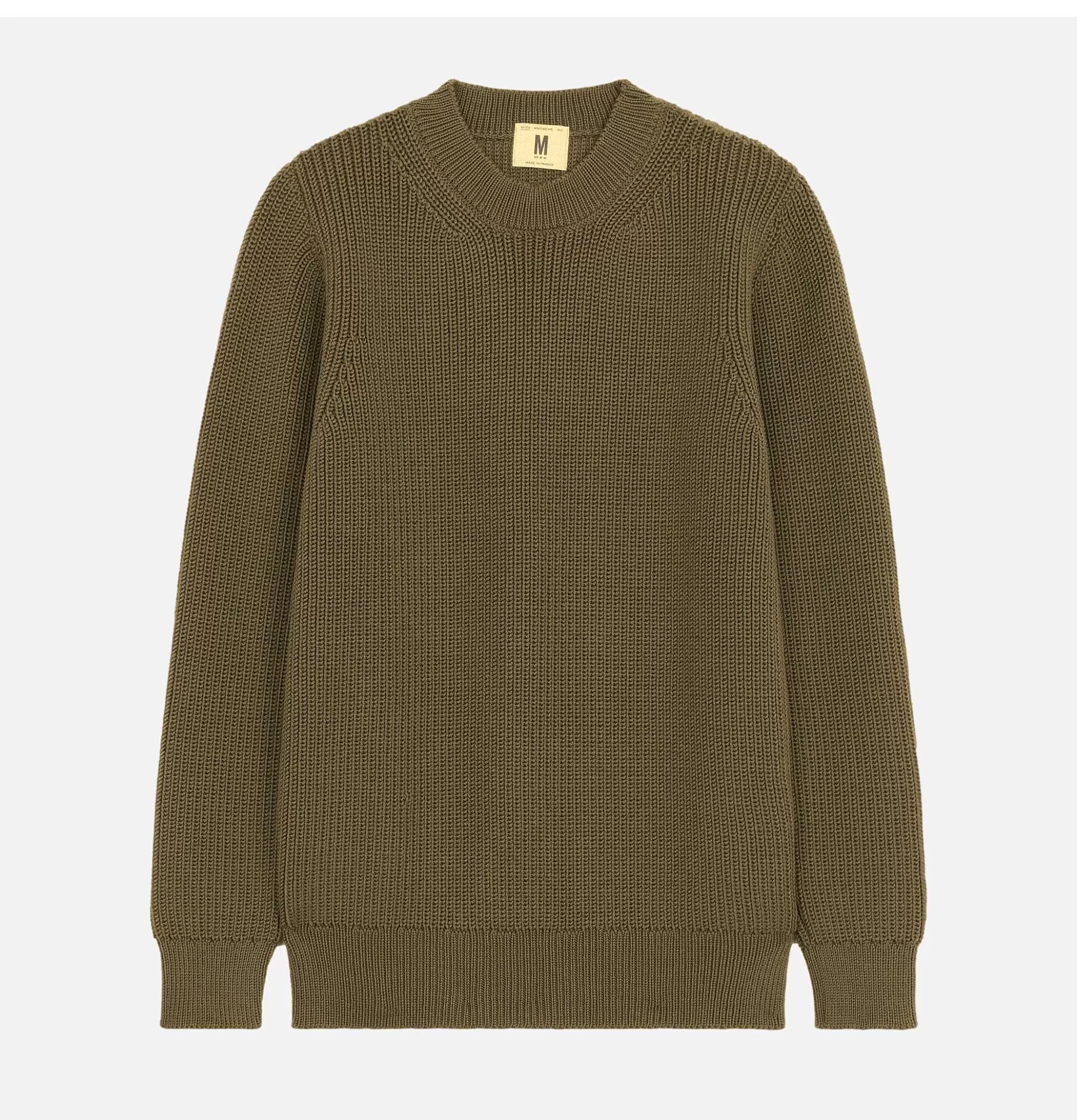 NITTO KNITWEAR Pull Vasken Kaki^ Pulls & Cardigans