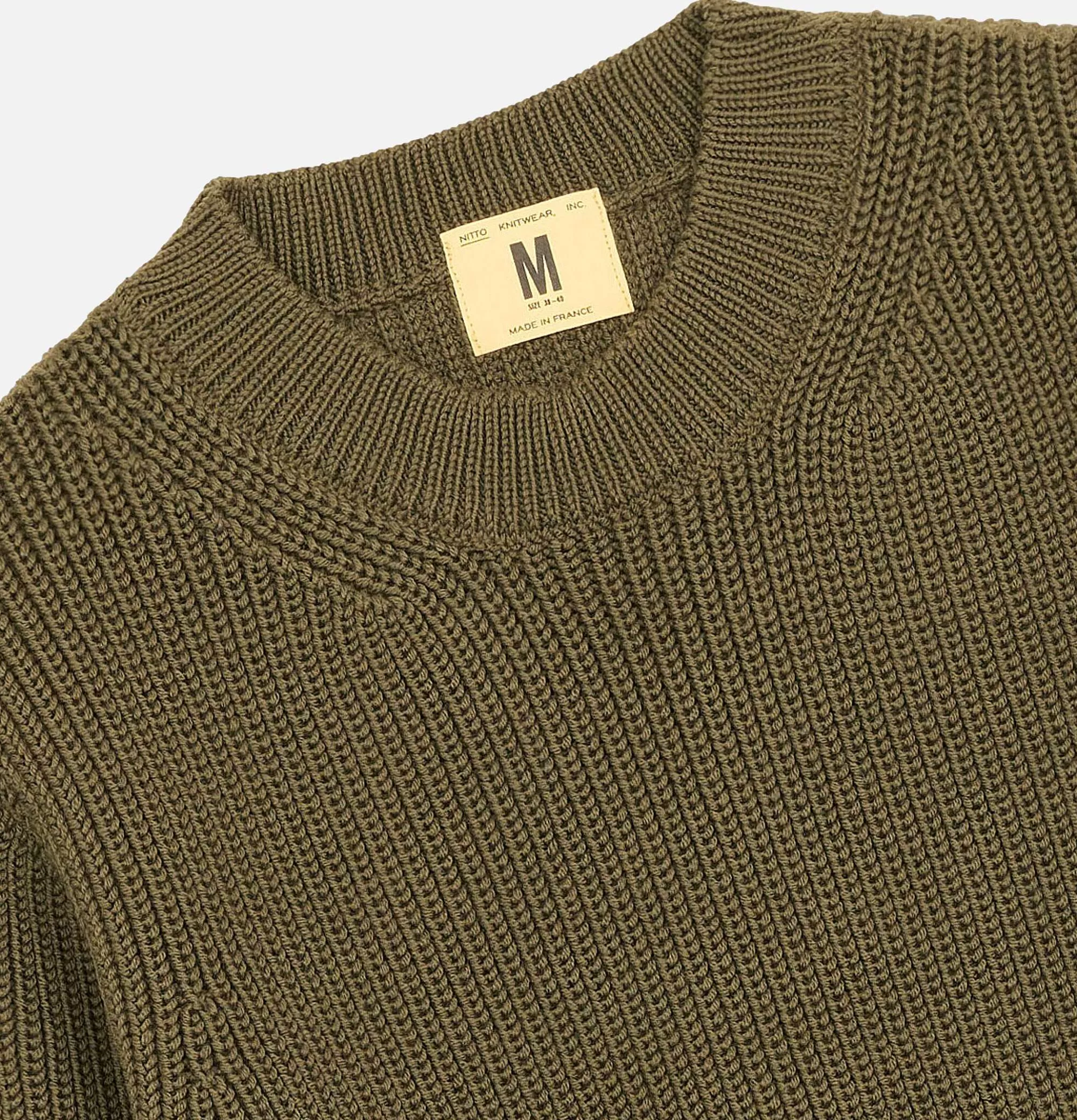 NITTO KNITWEAR Pull Vasken Kaki^ Pulls & Cardigans