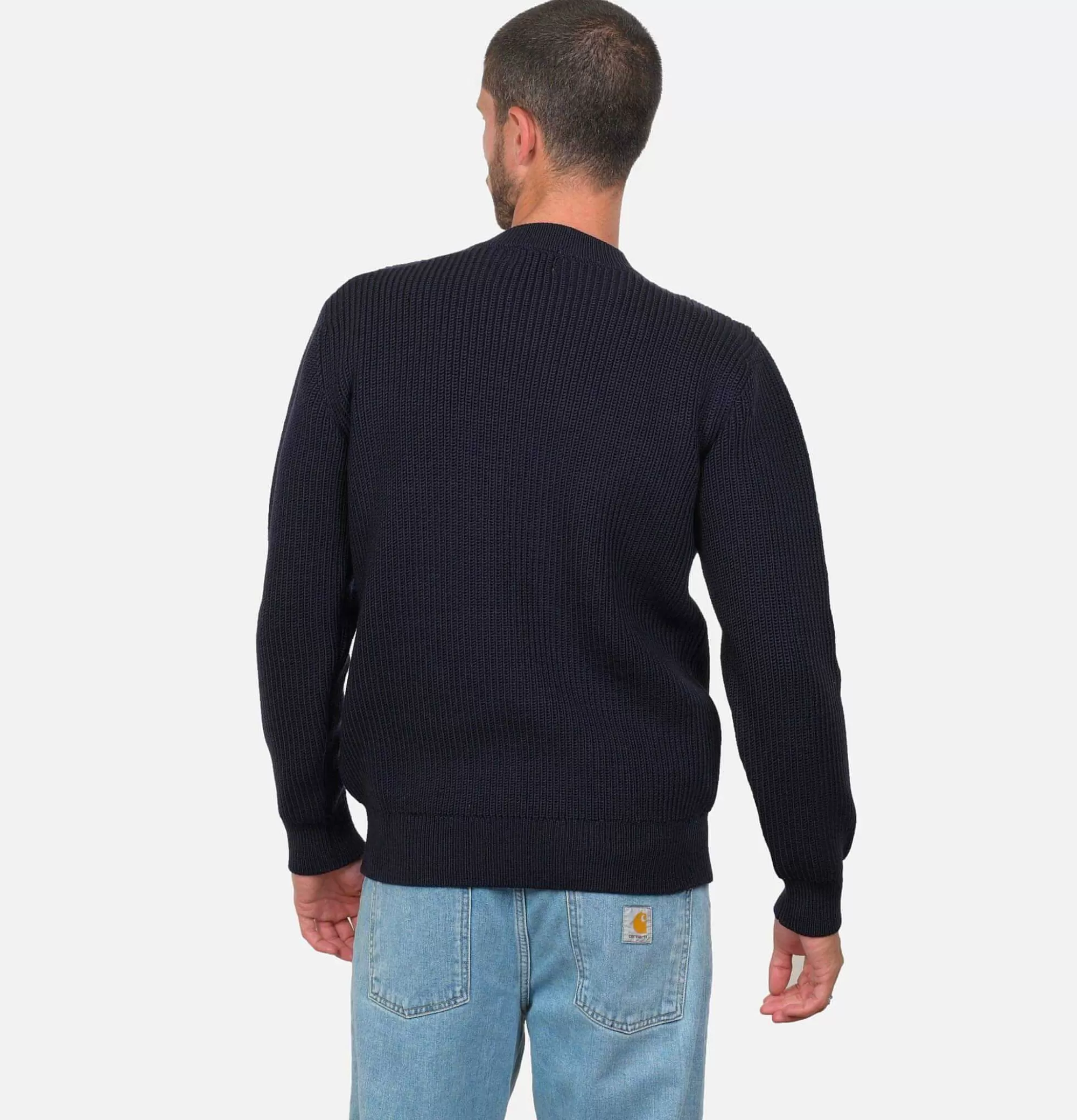 NITTO KNITWEAR Pull Vasken Navy^ Pulls & Cardigans