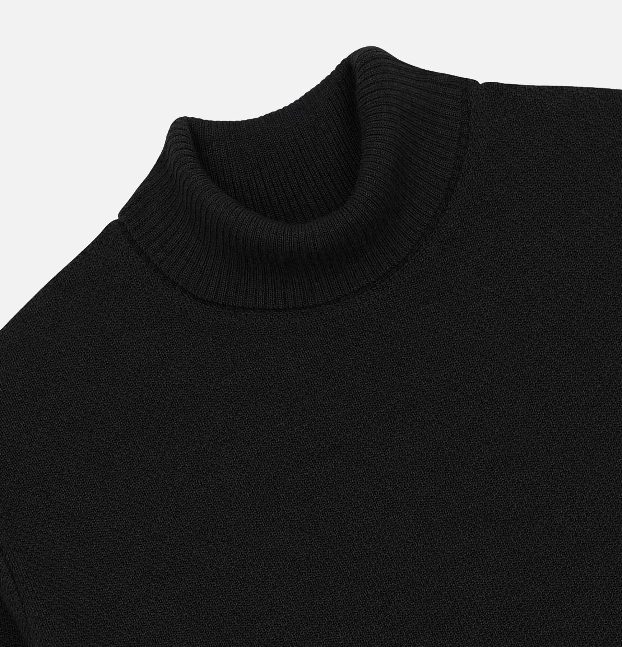 NITTO KNITWEAR Pull Youri Col Roule Black^ Pulls & Cardigans