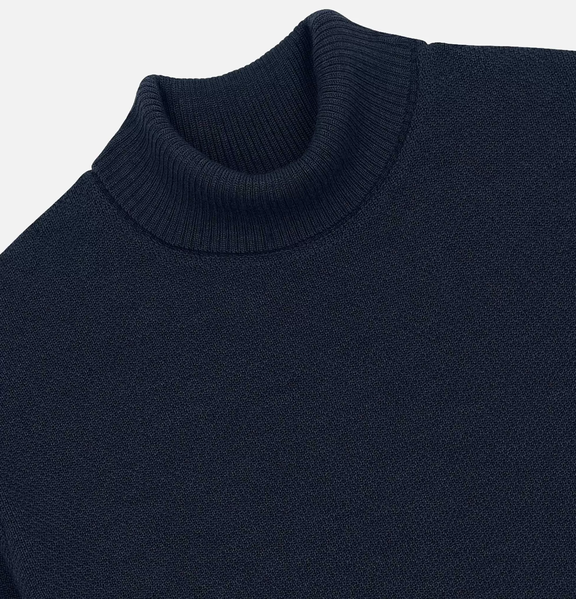 NITTO KNITWEAR Pull Youri Col Roule Navy^ Pulls & Cardigans