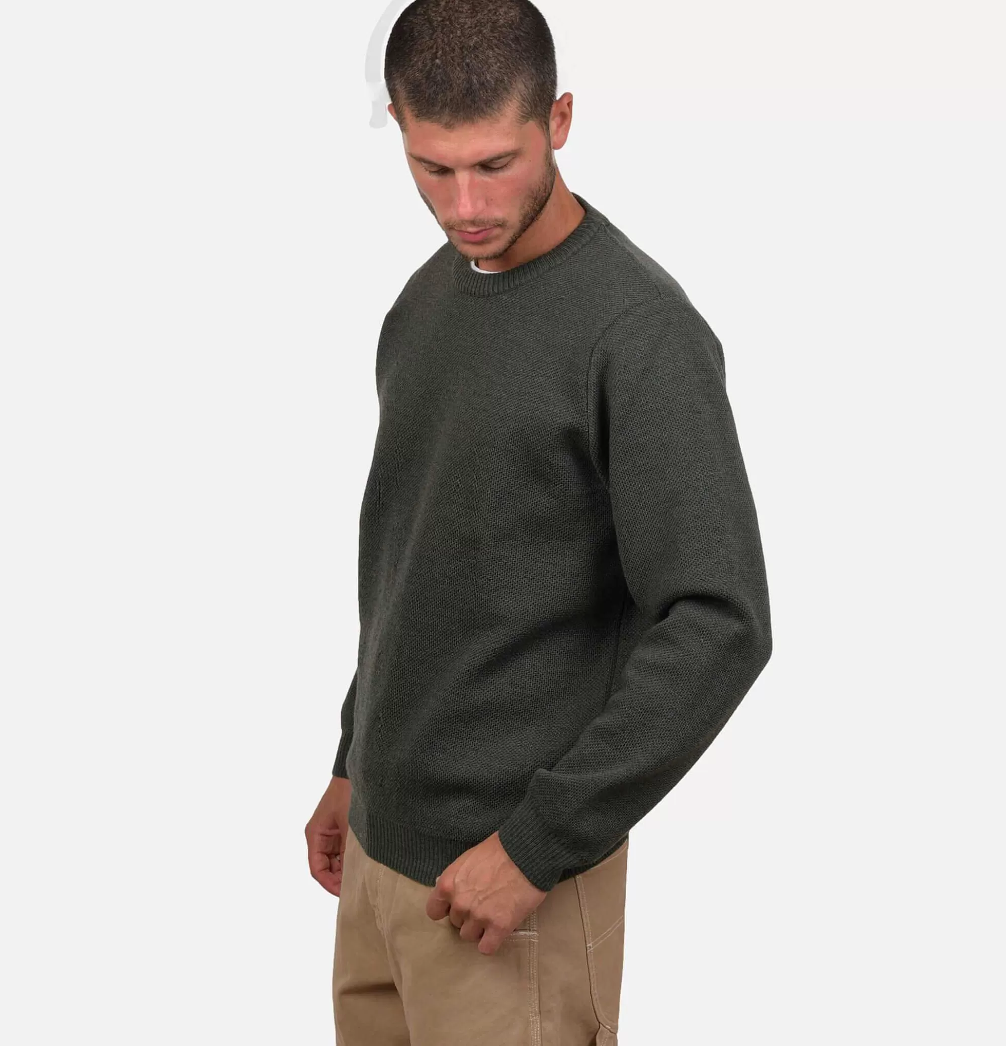 NITTO KNITWEAR Pull Youri Laine Khaki^ Pulls & Cardigans