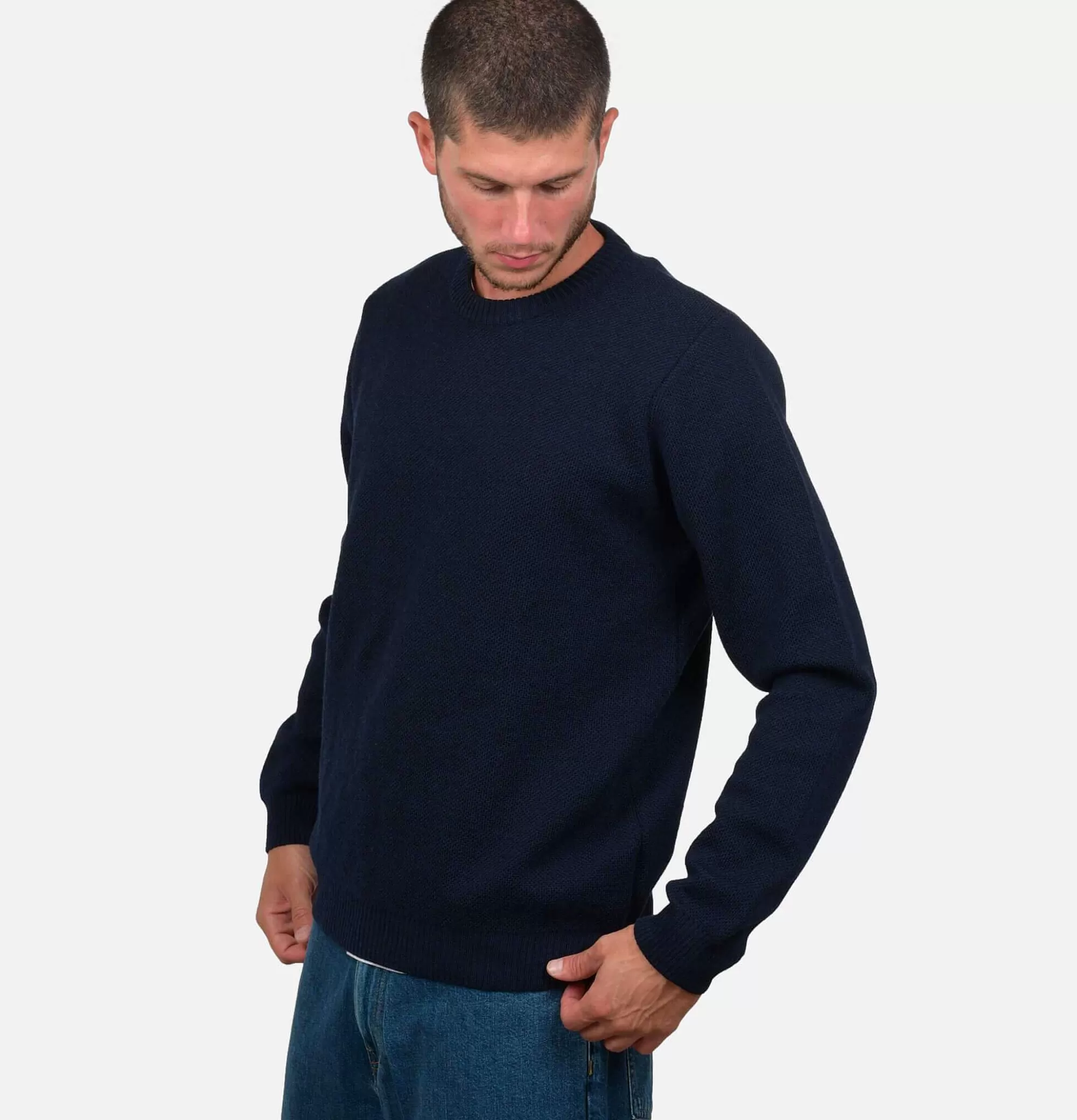 NITTO KNITWEAR Pull Youri Laine Navy^ Pulls & Cardigans