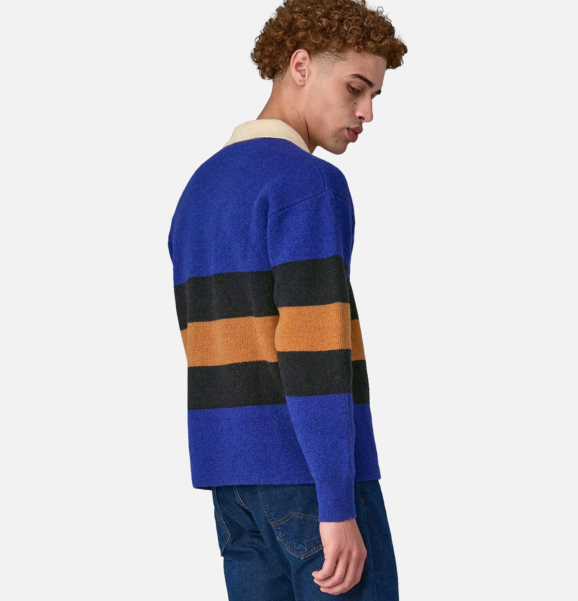 PATAGONIA Rugby Wool Sweater Cobalt Blue^ Pulls & Cardigans