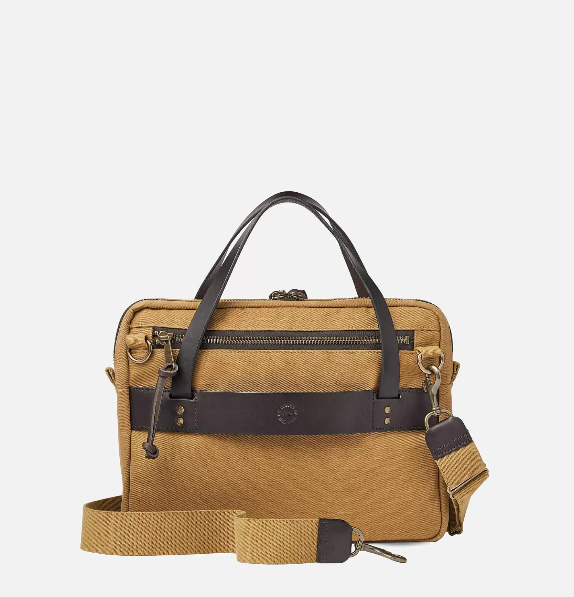 FILSON Rugged Compact Briefcase Tan^ Sacs Bandoulière