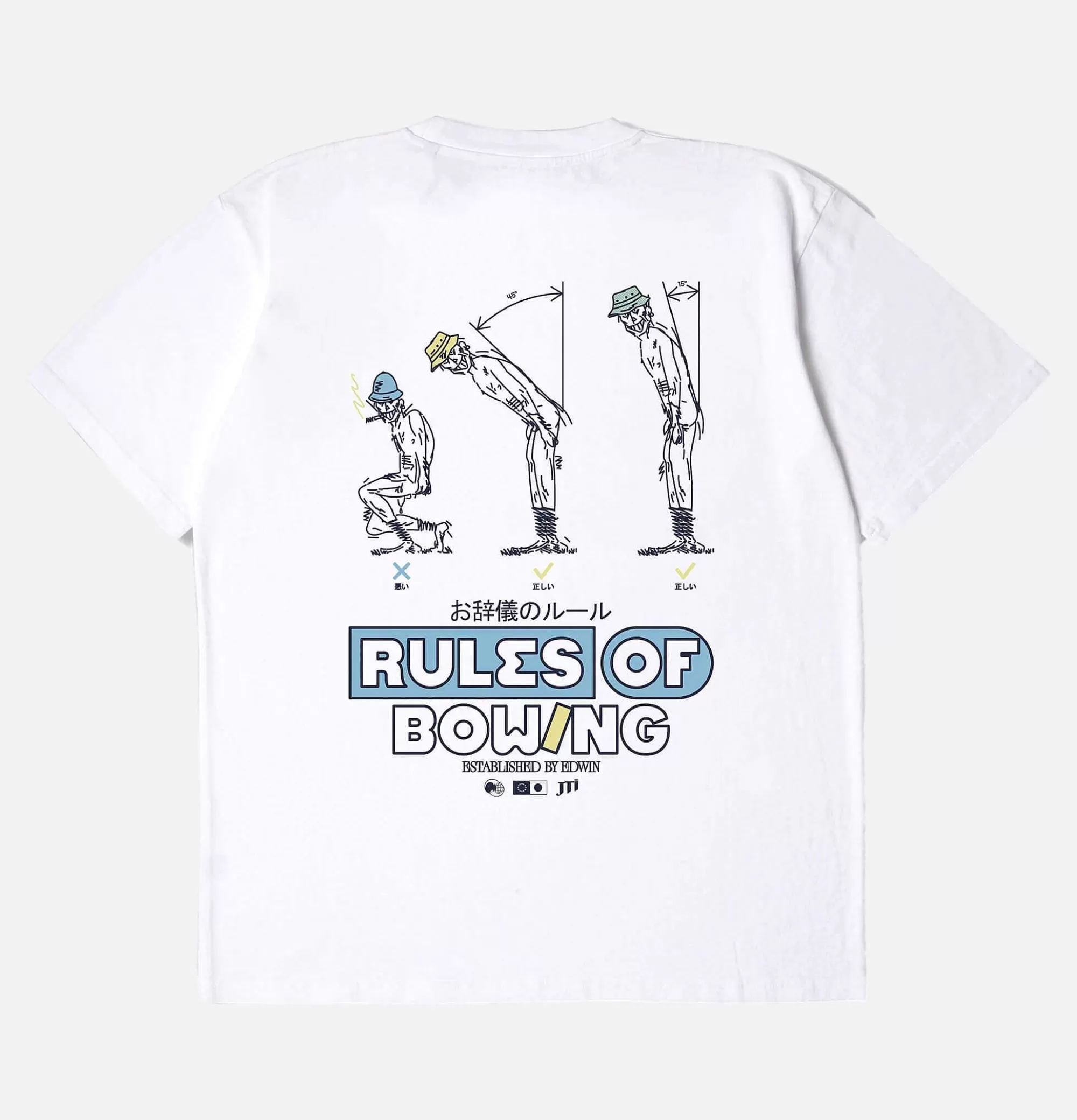 EDWIN Rules Of Bowing Tee White^ T-Shirts