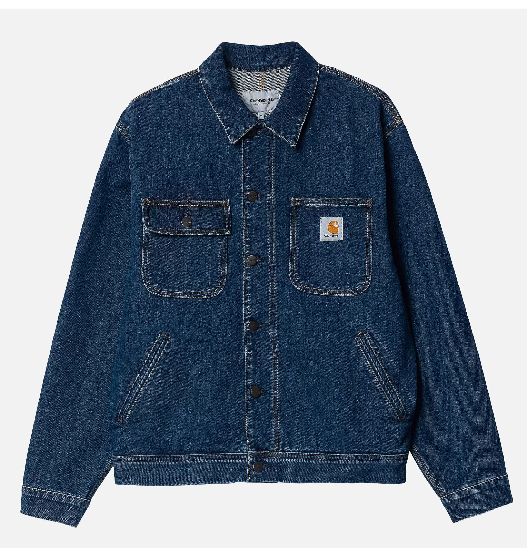 CARHARTT WIP Saledo Jacket Blue Stone Wash^ Blousons & Manteaux