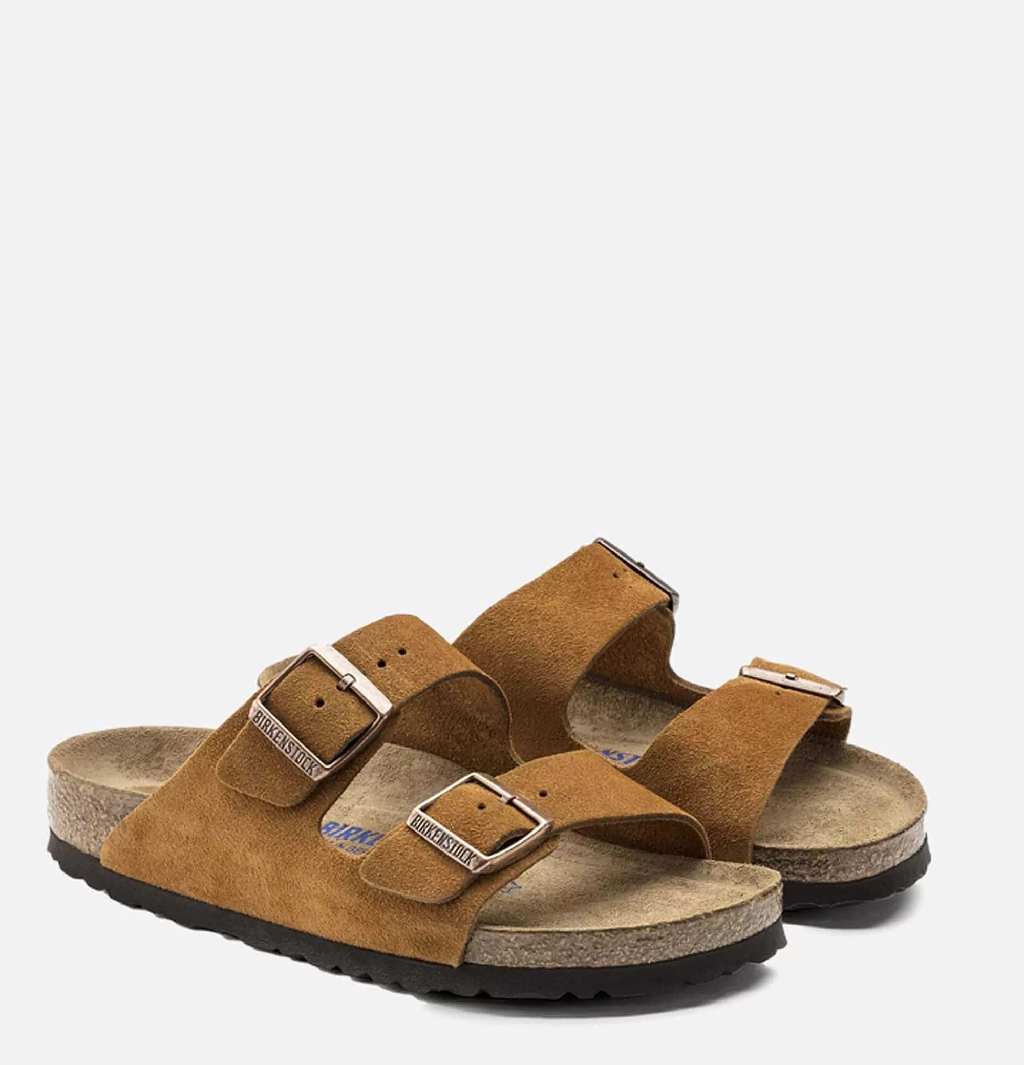 BIRKENSTOCK Sandales Arizona Mink Soft Footbed^Femme Chaussures