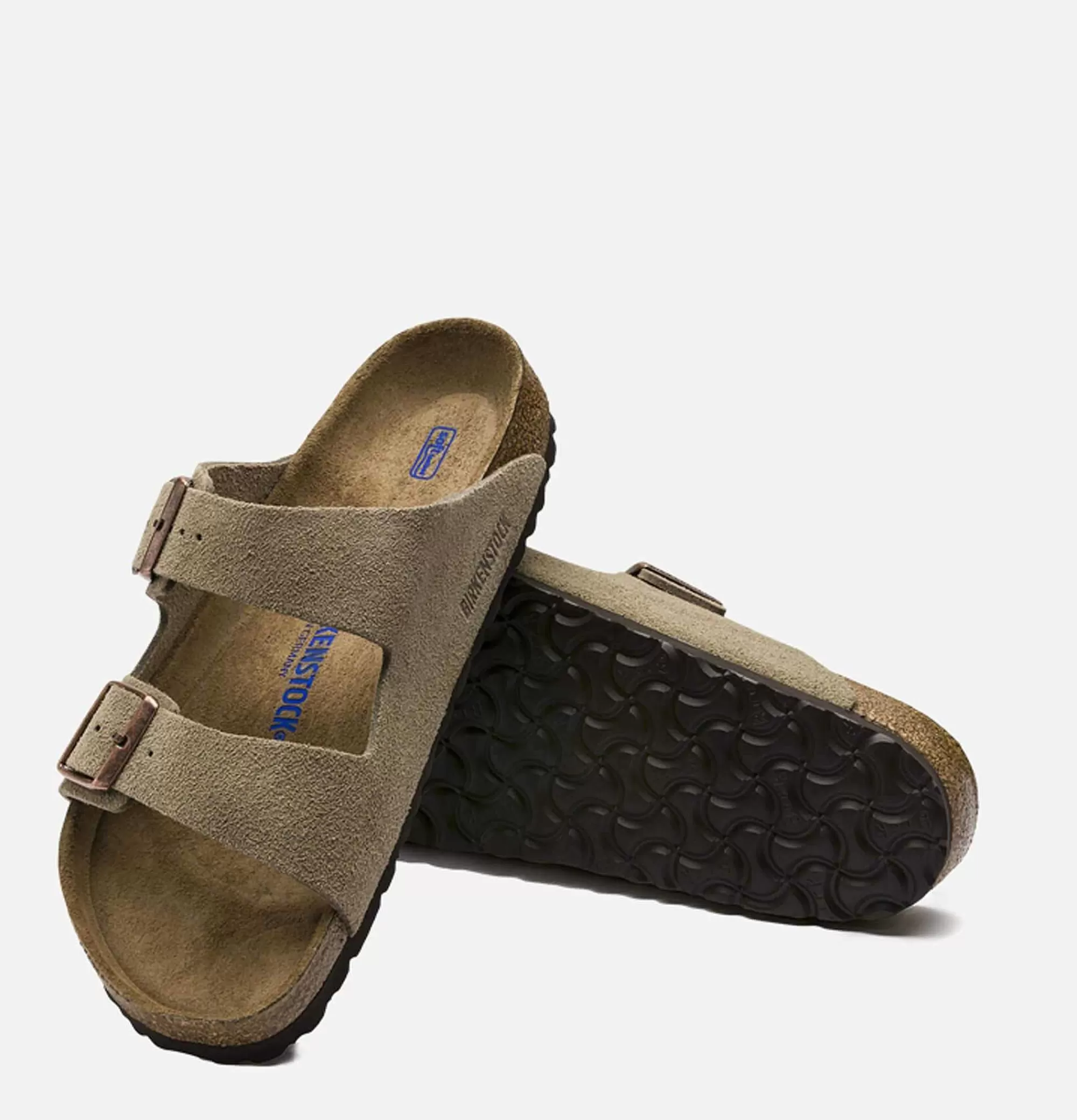 BIRKENSTOCK Sandales Arizona Softbed Taupe^Homme Chaussures