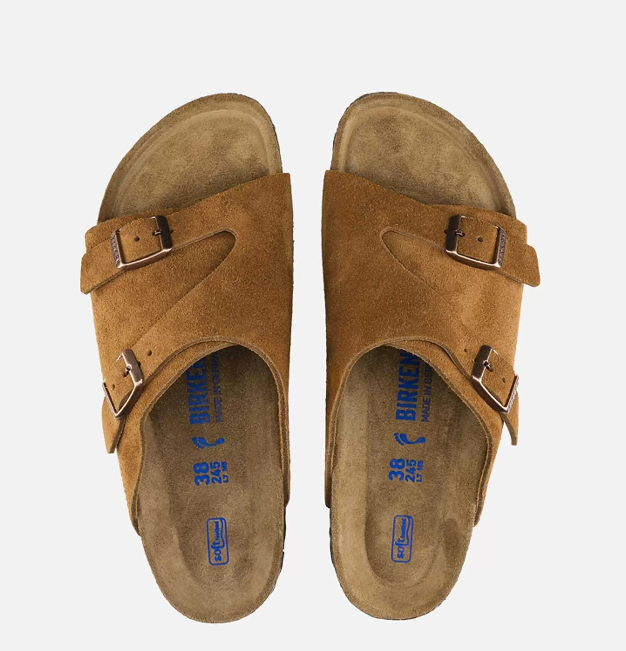 BIRKENSTOCK Sandales Zurich Mink Suede^Femme Chaussures