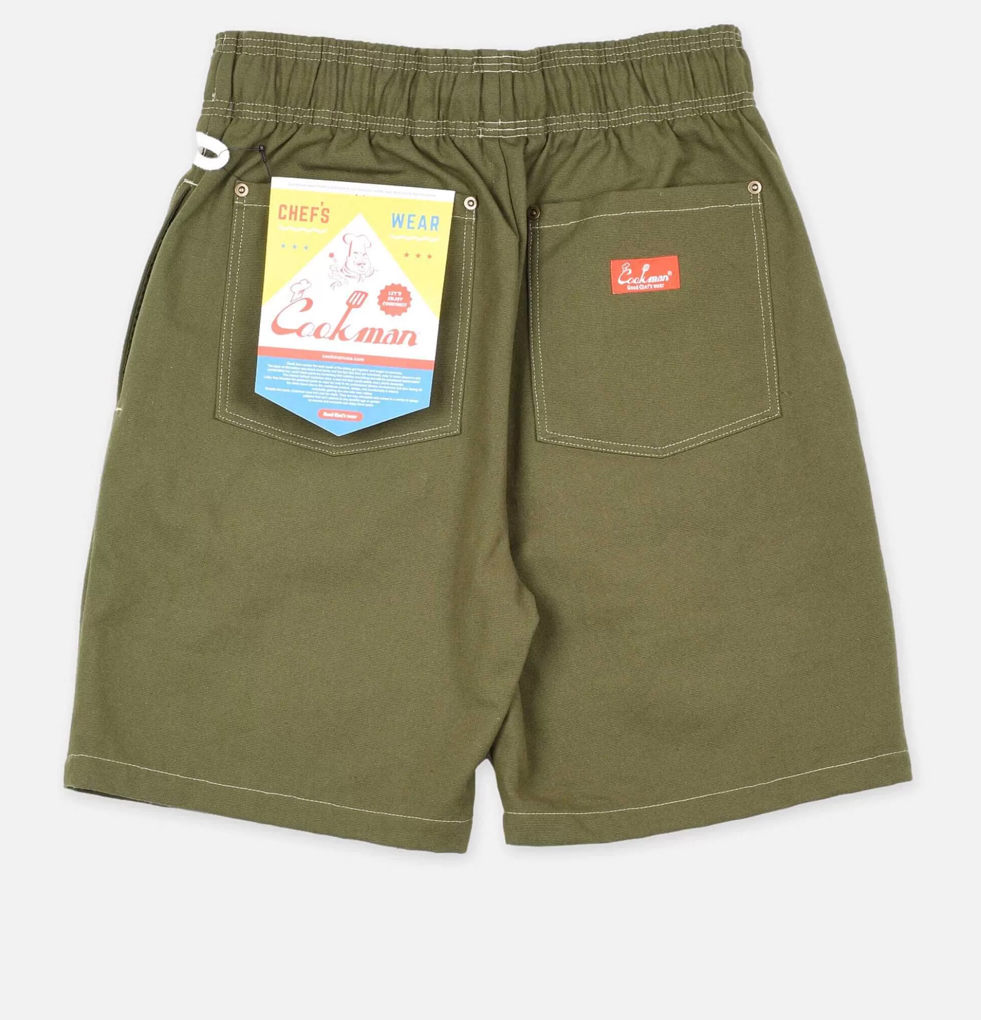 COOKMAN Short Front Pocket Olive^ Shorts