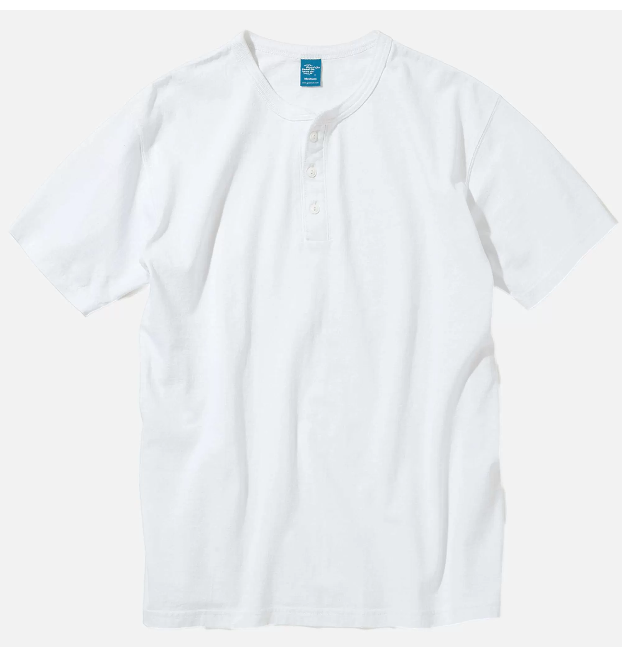 GOOD ON S/S Henley Tee White^ T-Shirts