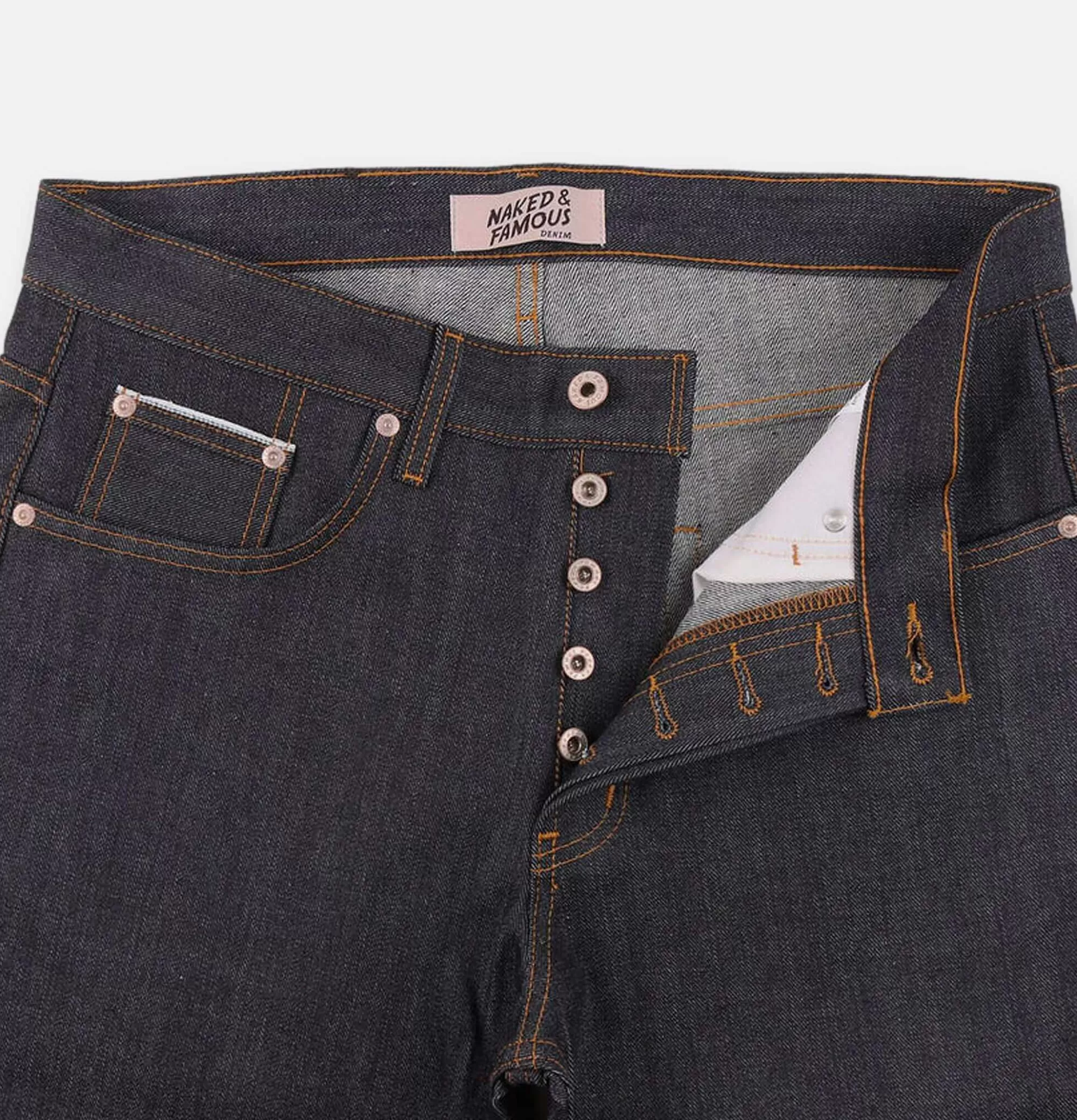 NAKED & FAMOUS Strong Guy Left Hand Twill^ Jeans