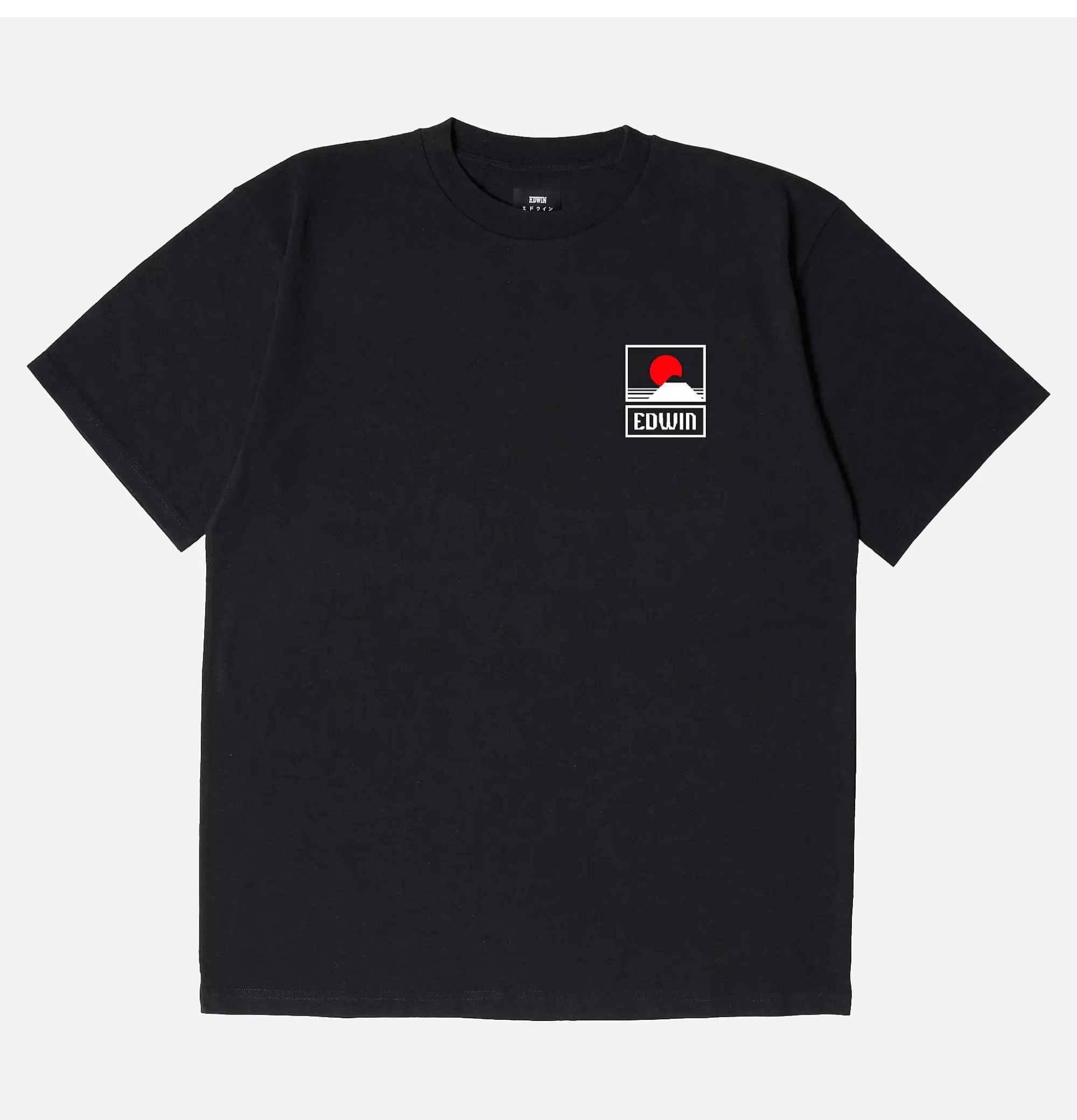 EDWIN Sunset On Mt Fuji Tee Black^ T-Shirts