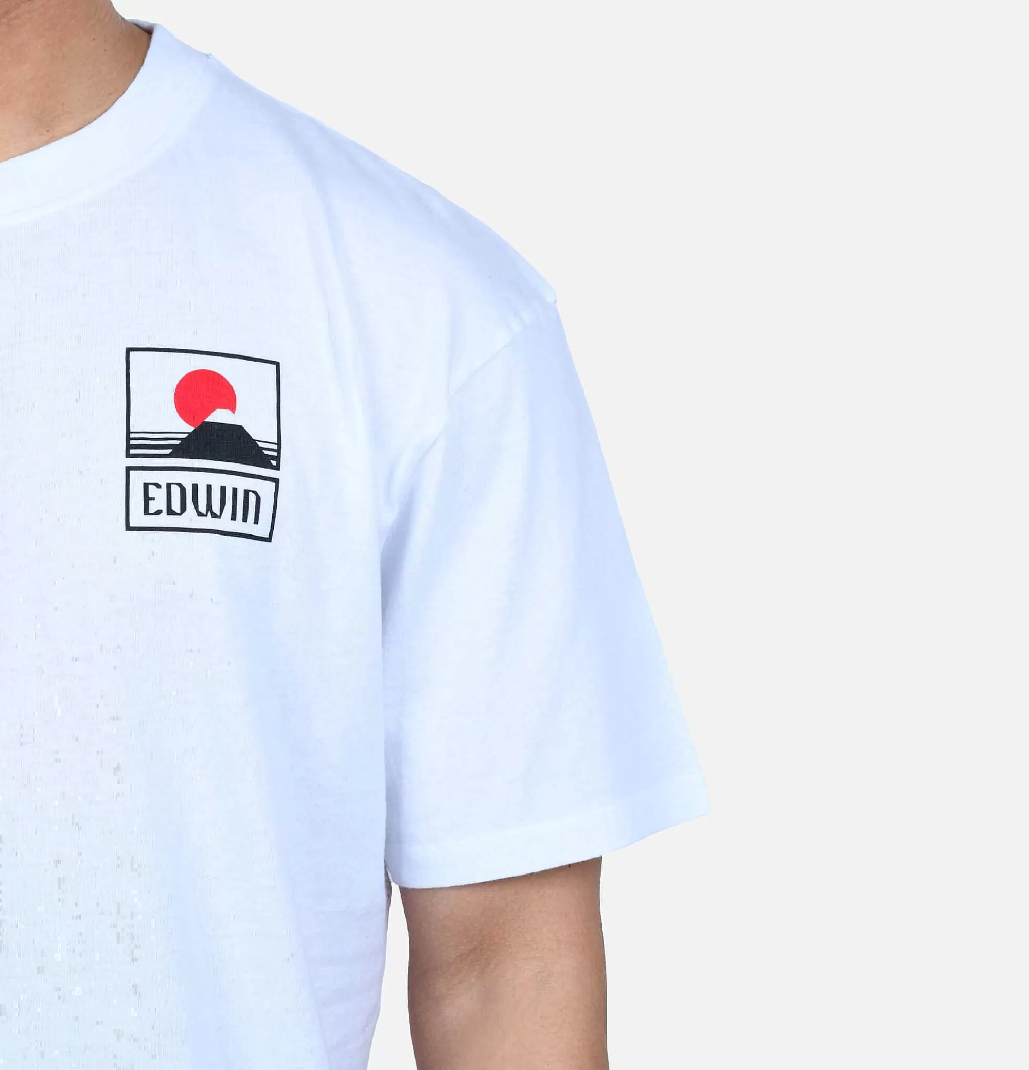 EDWIN Sunset On Mt Fuji Tee White^ T-Shirts