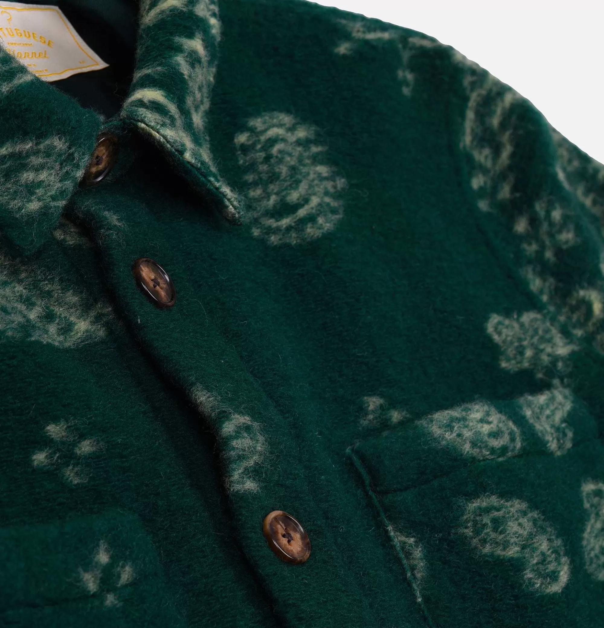 PORTUGUESE FLANNEL Surchemise Abstract Paisley Verte^ Chemises & Polos