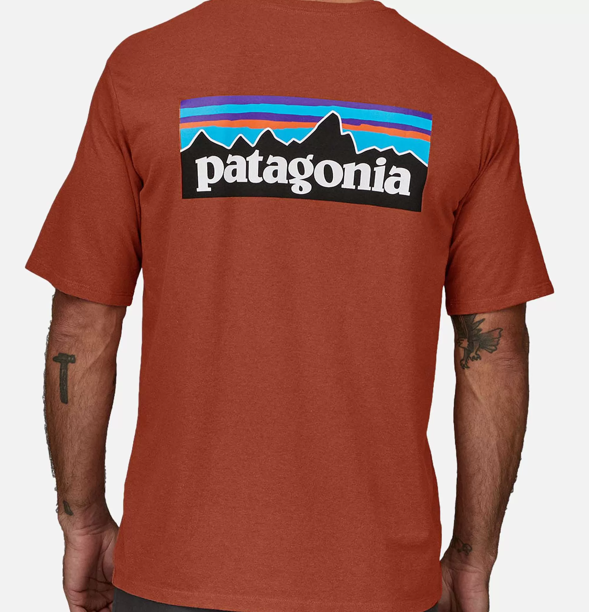 PATAGONIA Tee Shirt Logo P6 Quartz Coral^ T-Shirts