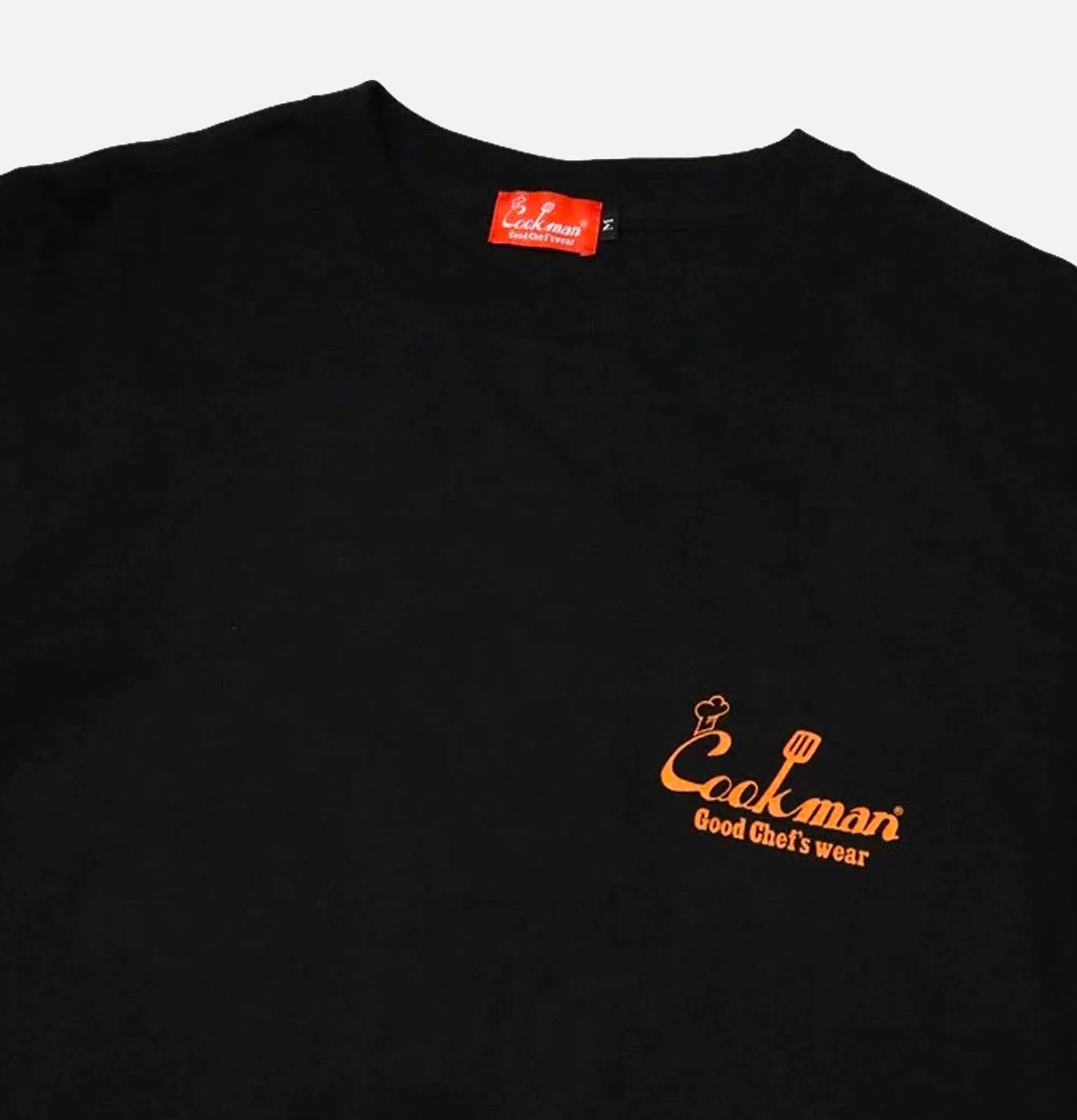 COOKMAN Tee Shirt Long Sleeve Pizza Black^ T-Shirts