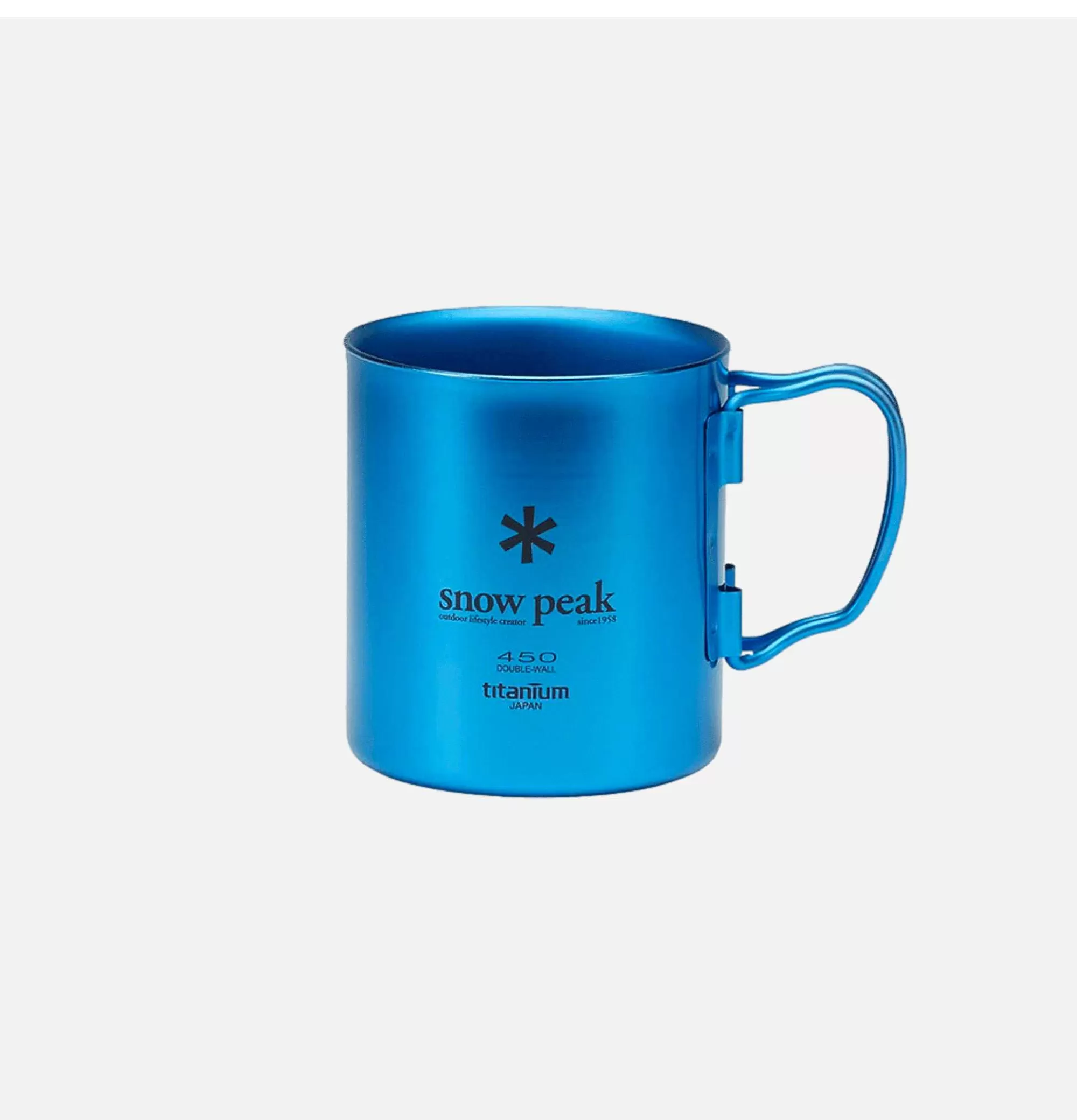 SNOW PEAK Titanium Single Cup 450 Blue^ Maison