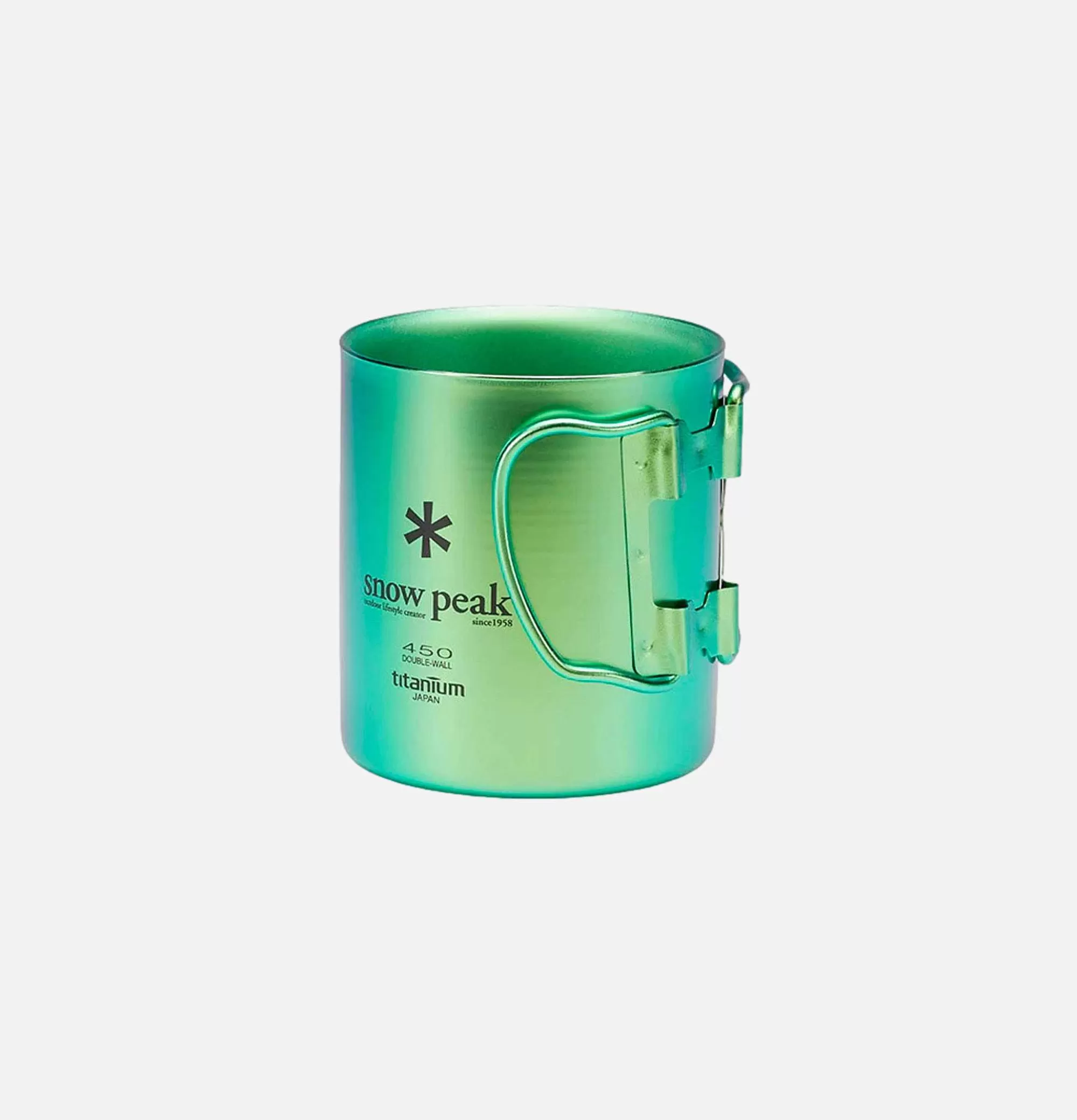 SNOW PEAK Titanium Single Cup 450 Green^ Maison