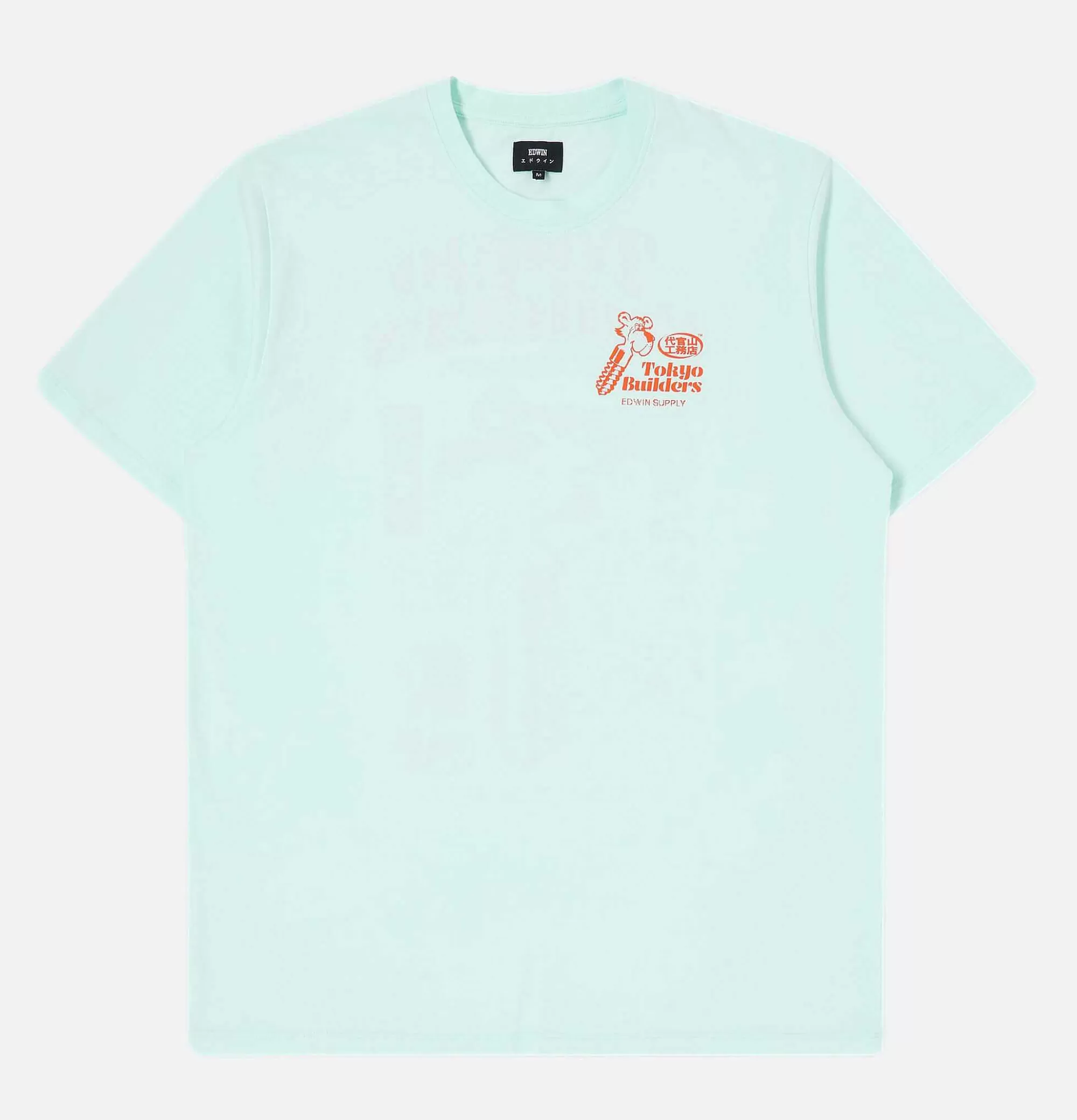 EDWIN Tokyo Builders Tee Aqua^ T-Shirts