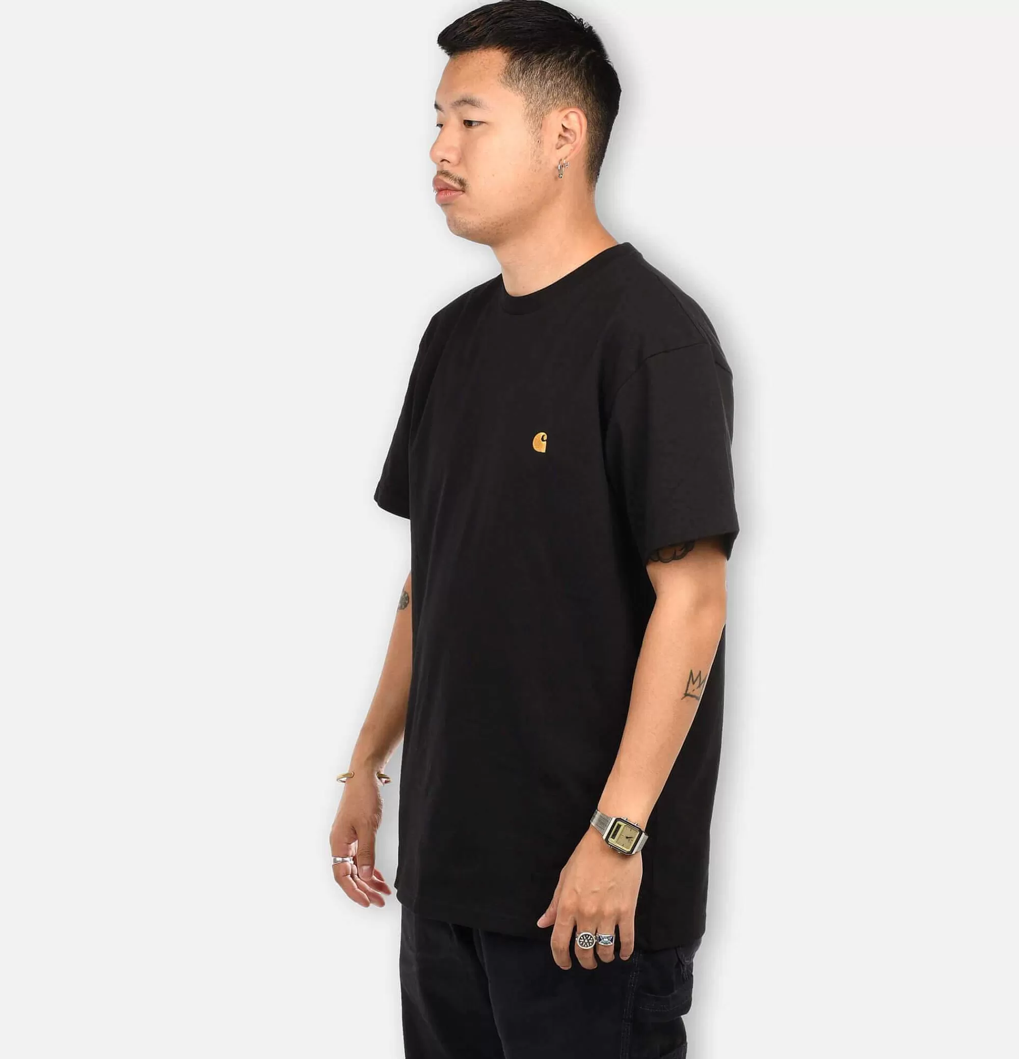 CARHARTT WIP T-Shirt Chase Black^ T-Shirts