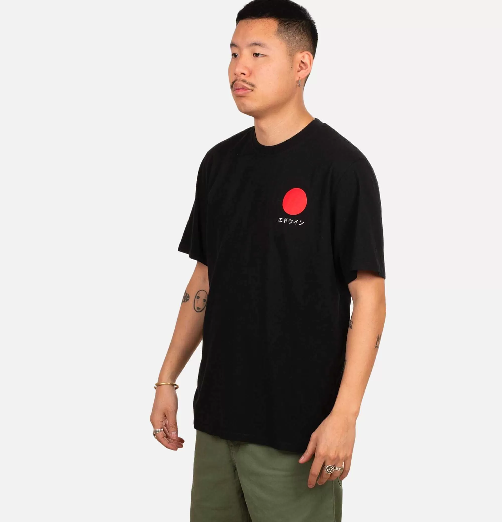 EDWIN T-Shirt Japanese Sun Black^ T-Shirts