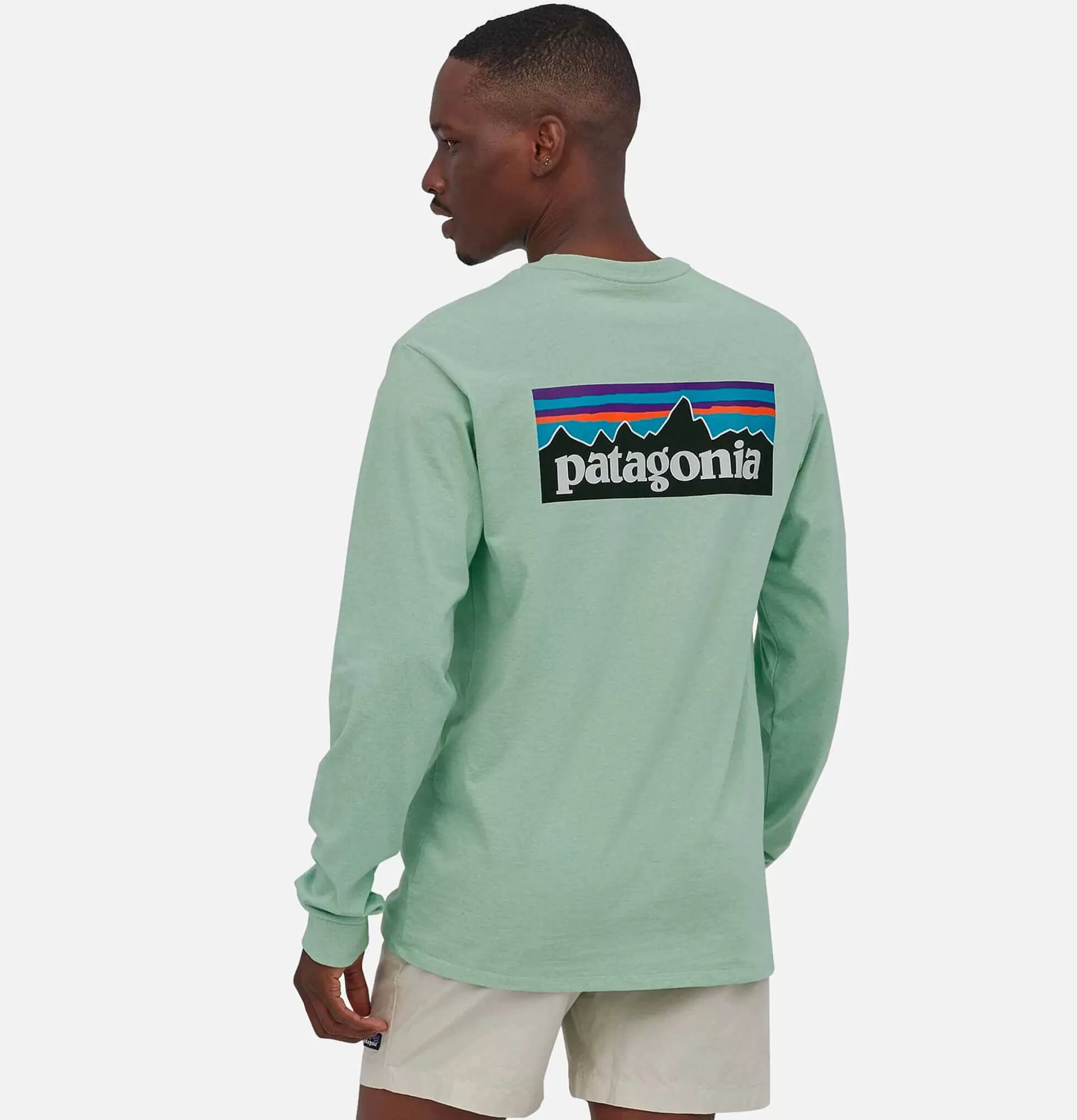 PATAGONIA T-Shirt P6 Logo Ml Teal Green^ T-Shirts