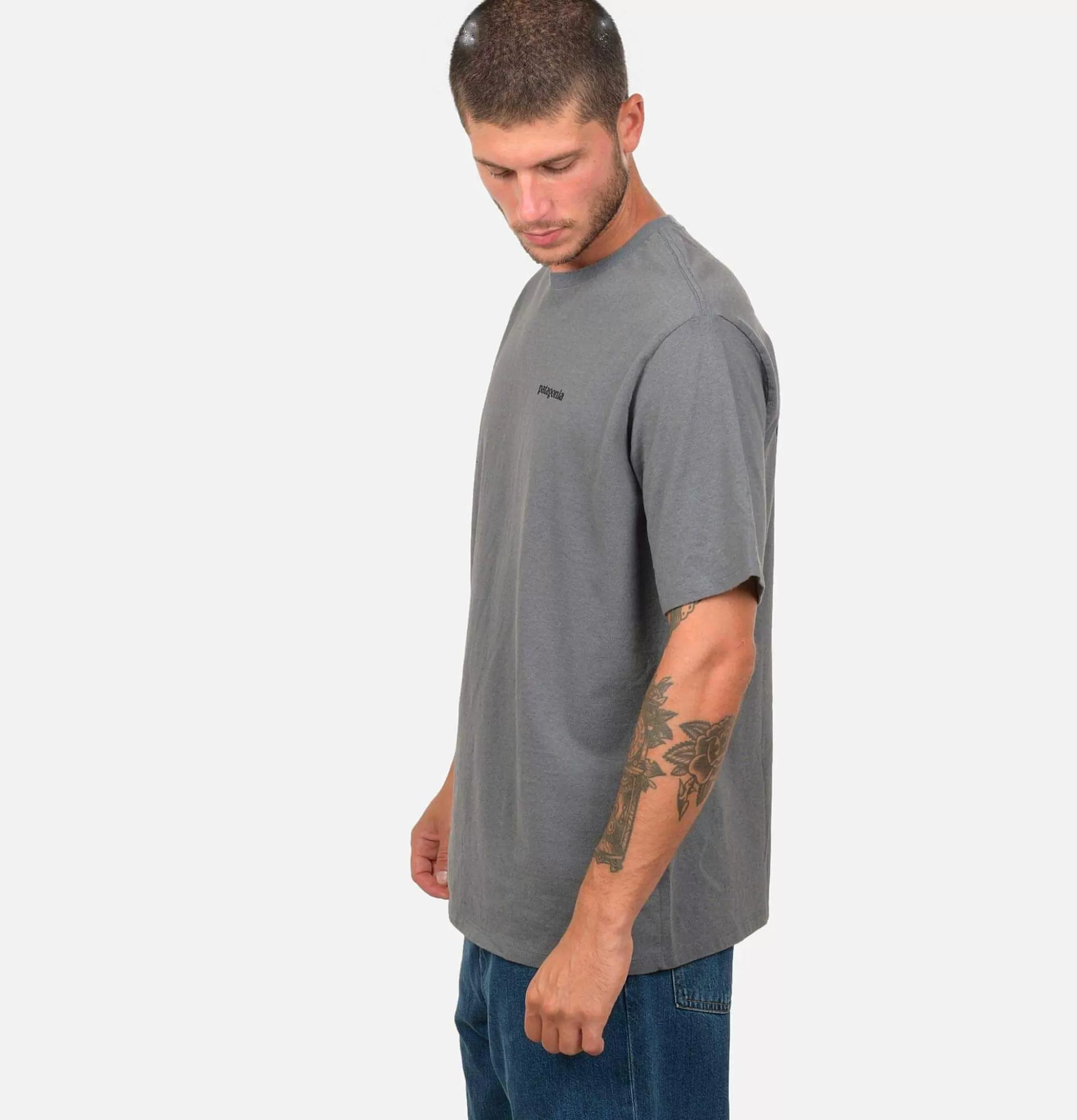 PATAGONIA T-Shirt P6 Logo Plume Grey^ T-Shirts