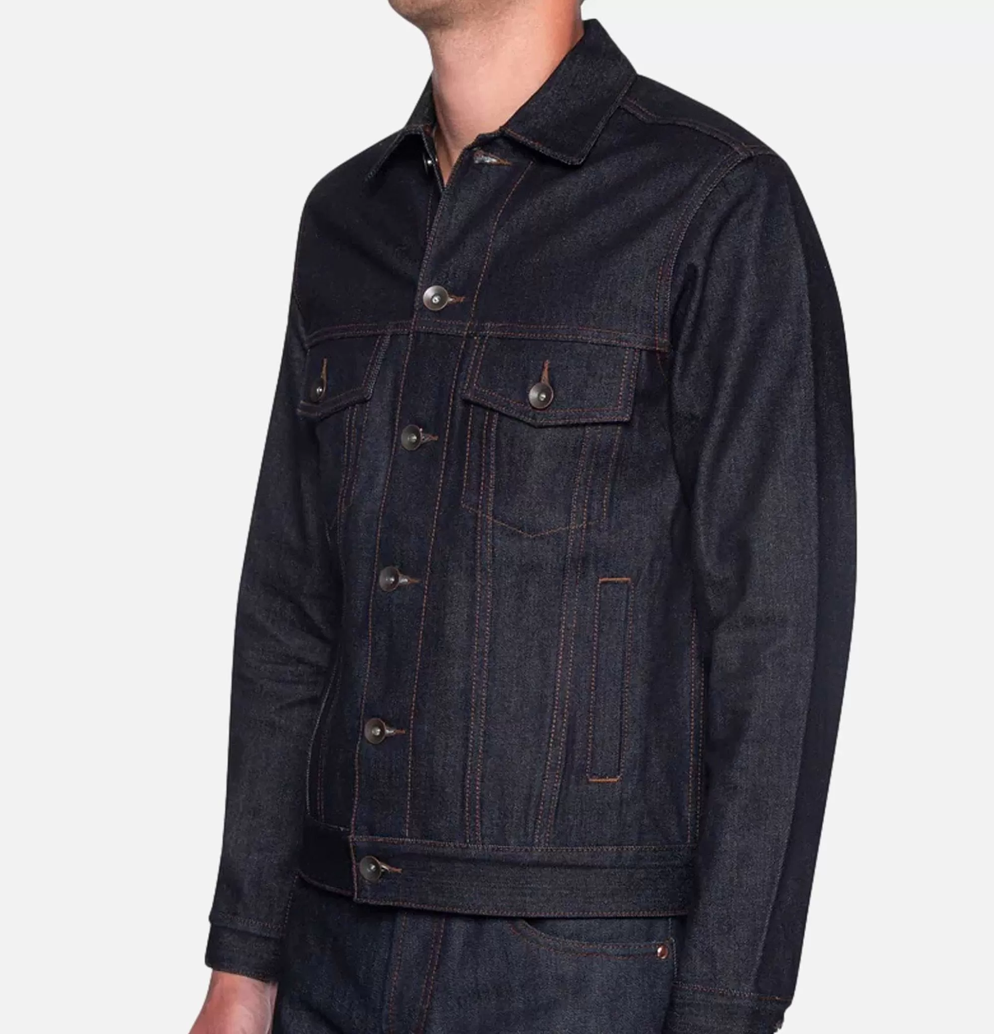 UNBRANDED BRAND Ub901 14.5Oz Indigo Selvedge Jacket^ Blousons & Manteaux