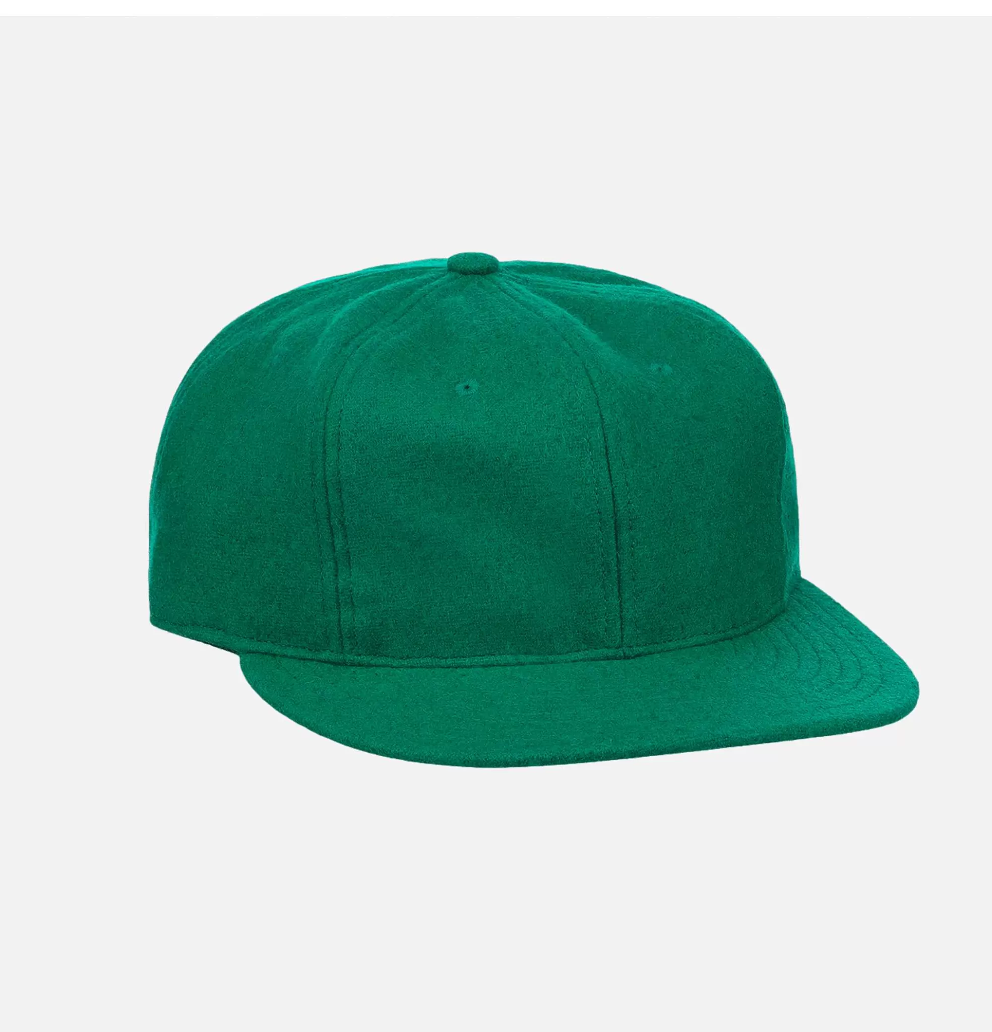 EBBETS FIELD FLANNELS Unklettered Wool Cap Green^ Chapeaux & Casquettes