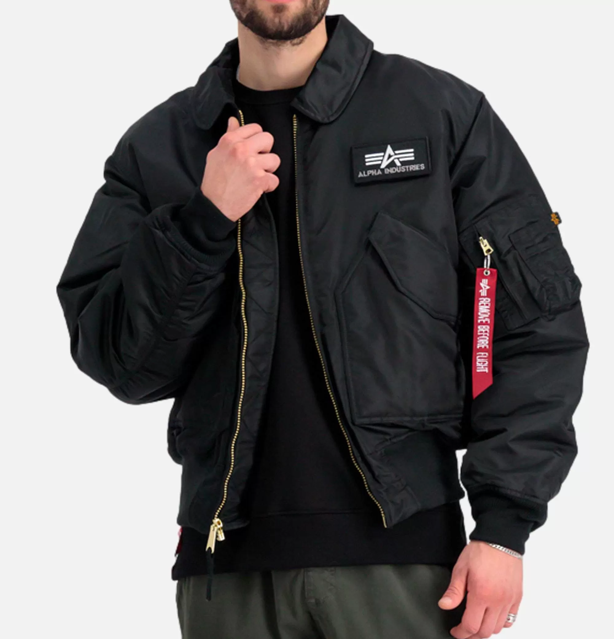 ALPHA INDUSTRIES Veste Cwu 45 Noire^ Blousons & Manteaux