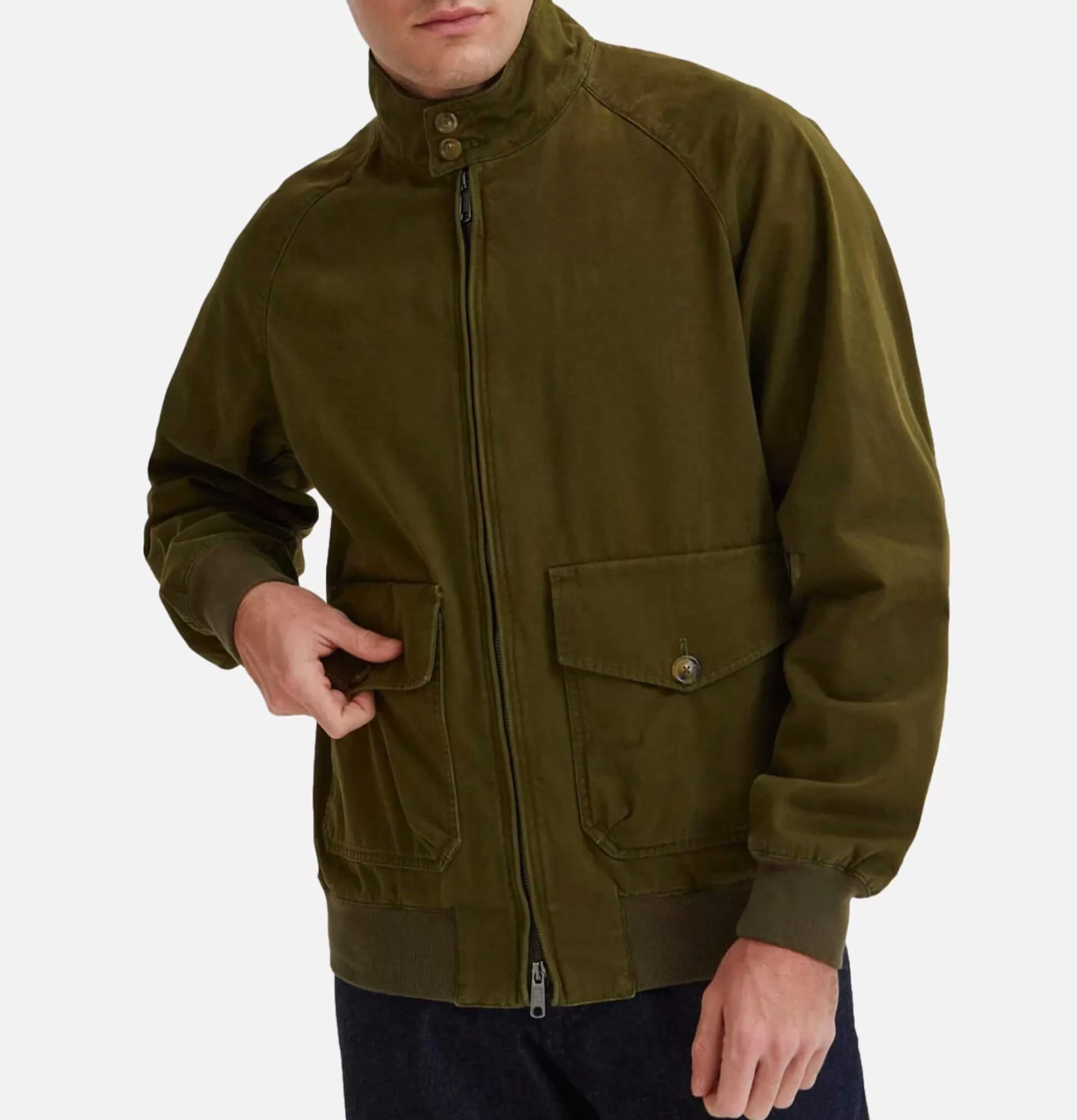 BARACUTA Veste G9 Gabardine Olive^ Blousons & Manteaux