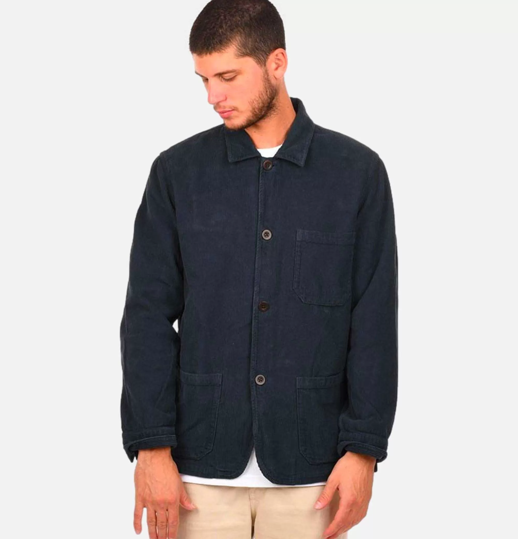 PORTUGUESE FLANNEL Veste Labura Cord Blue^ Blousons & Manteaux