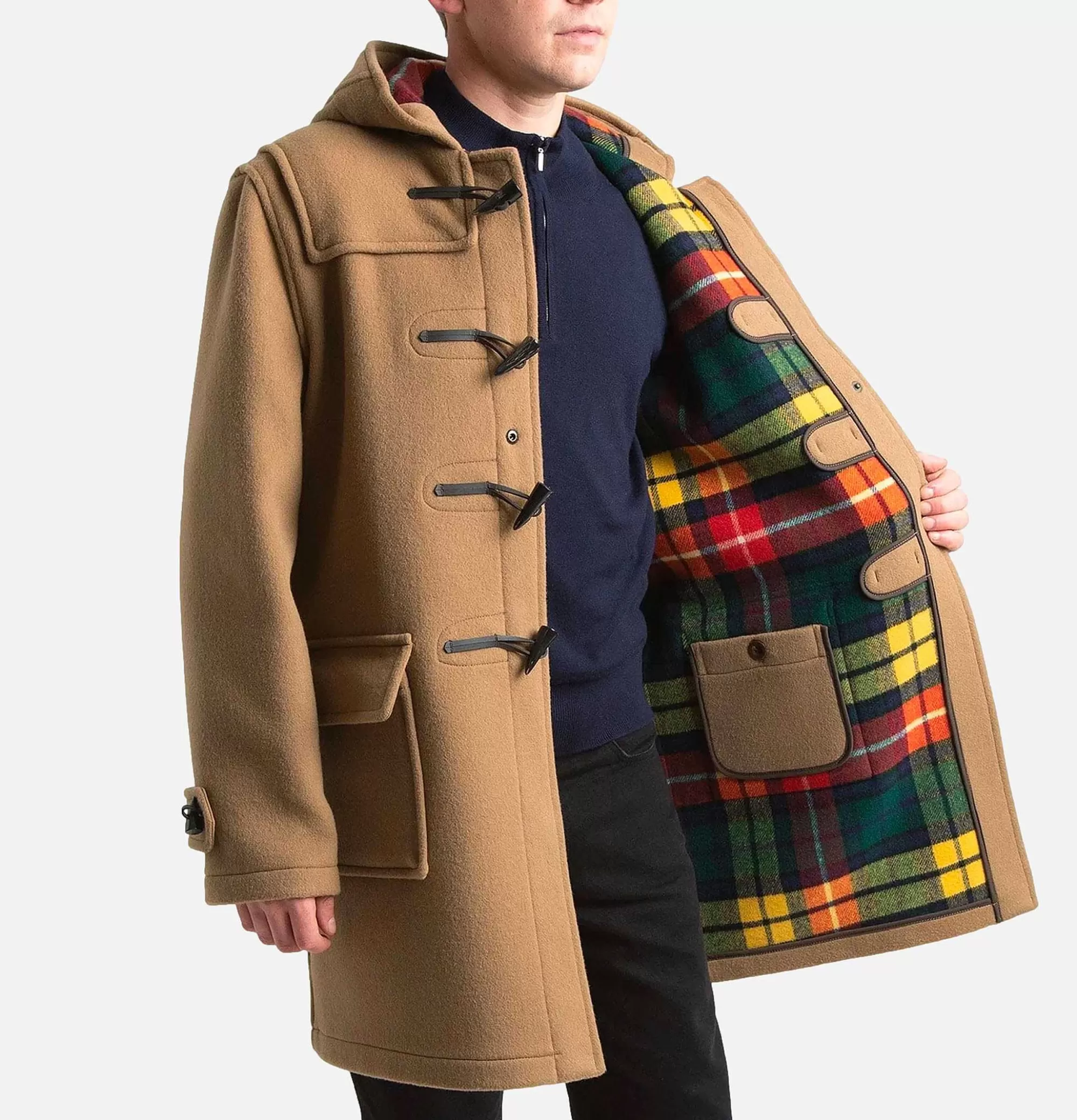 GLOVERALL Veste Morris Duffle Coat Camel Buchanan^ Blousons & Manteaux