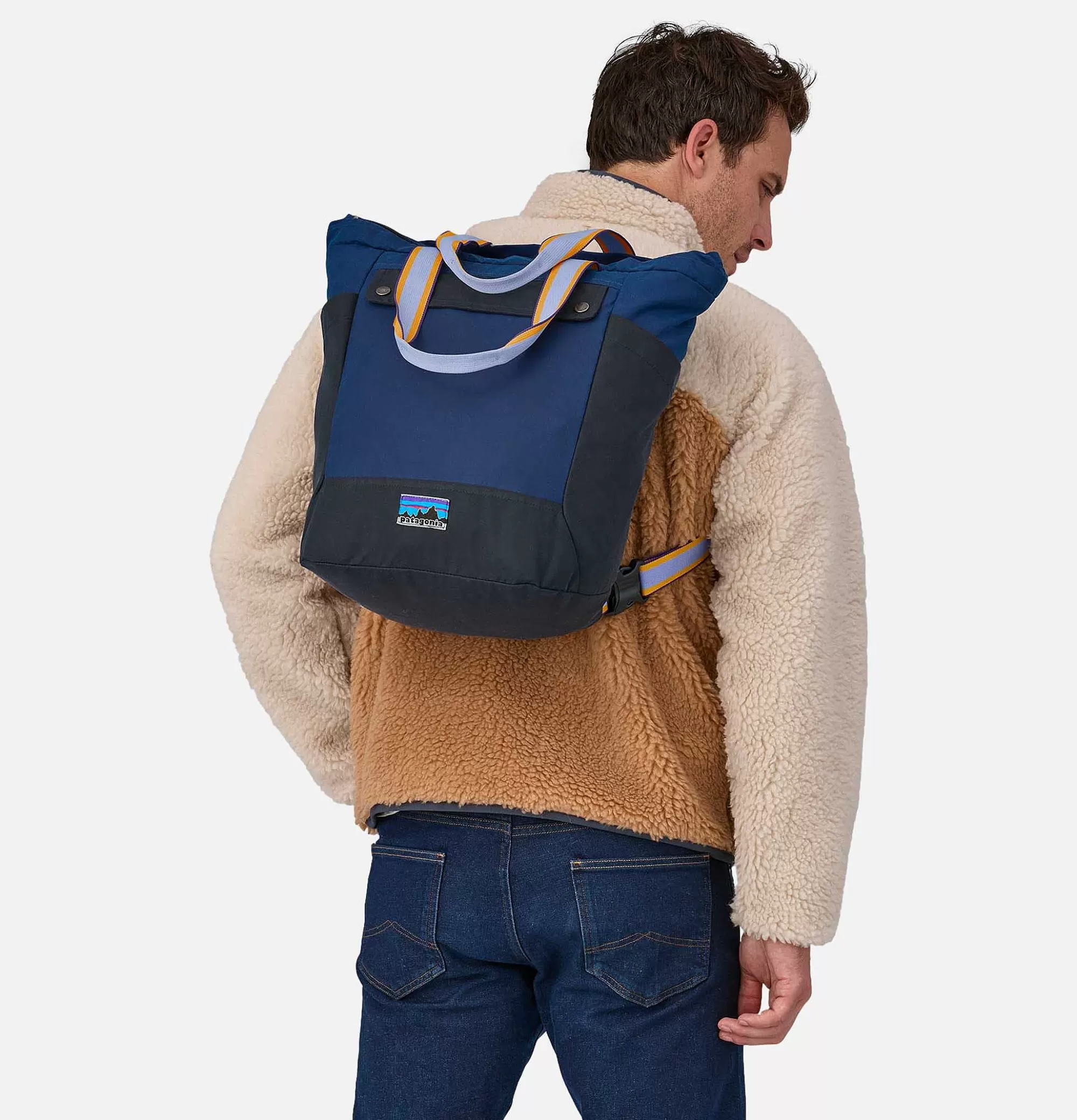 PATAGONIA ACCESSORIES Waxed Canvas Tote Pack Blue^Homme Autres Sacs