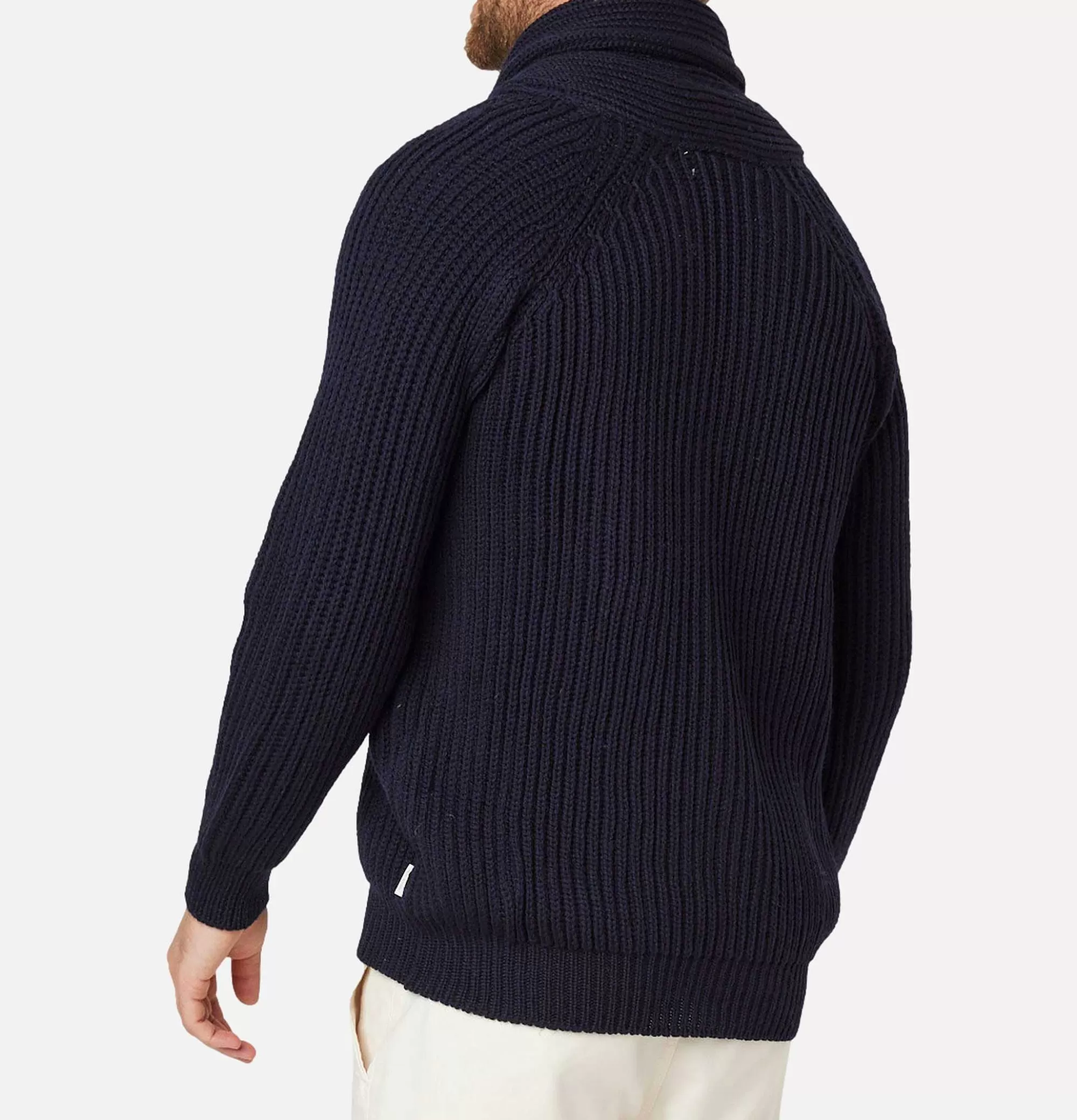 PEREGRINE Wilkinson Cardigan Wool Navy^ Pulls & Cardigans