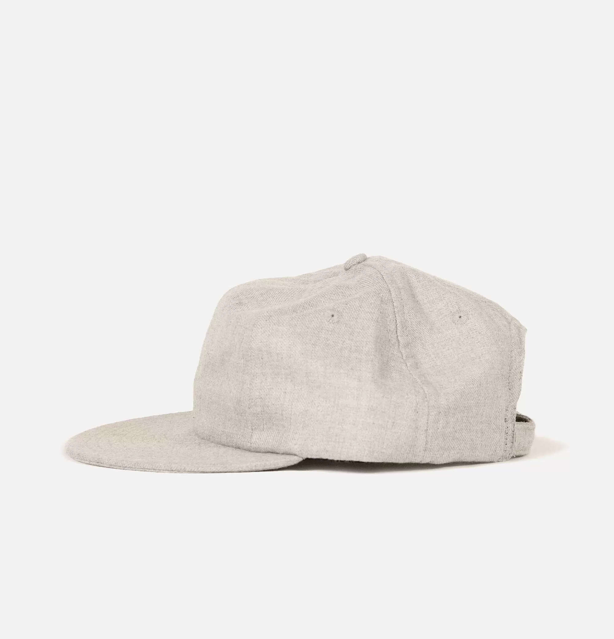 LITE YEAR Wool Serge 6 Panel Cap Grey^ Chapeaux & Casquettes