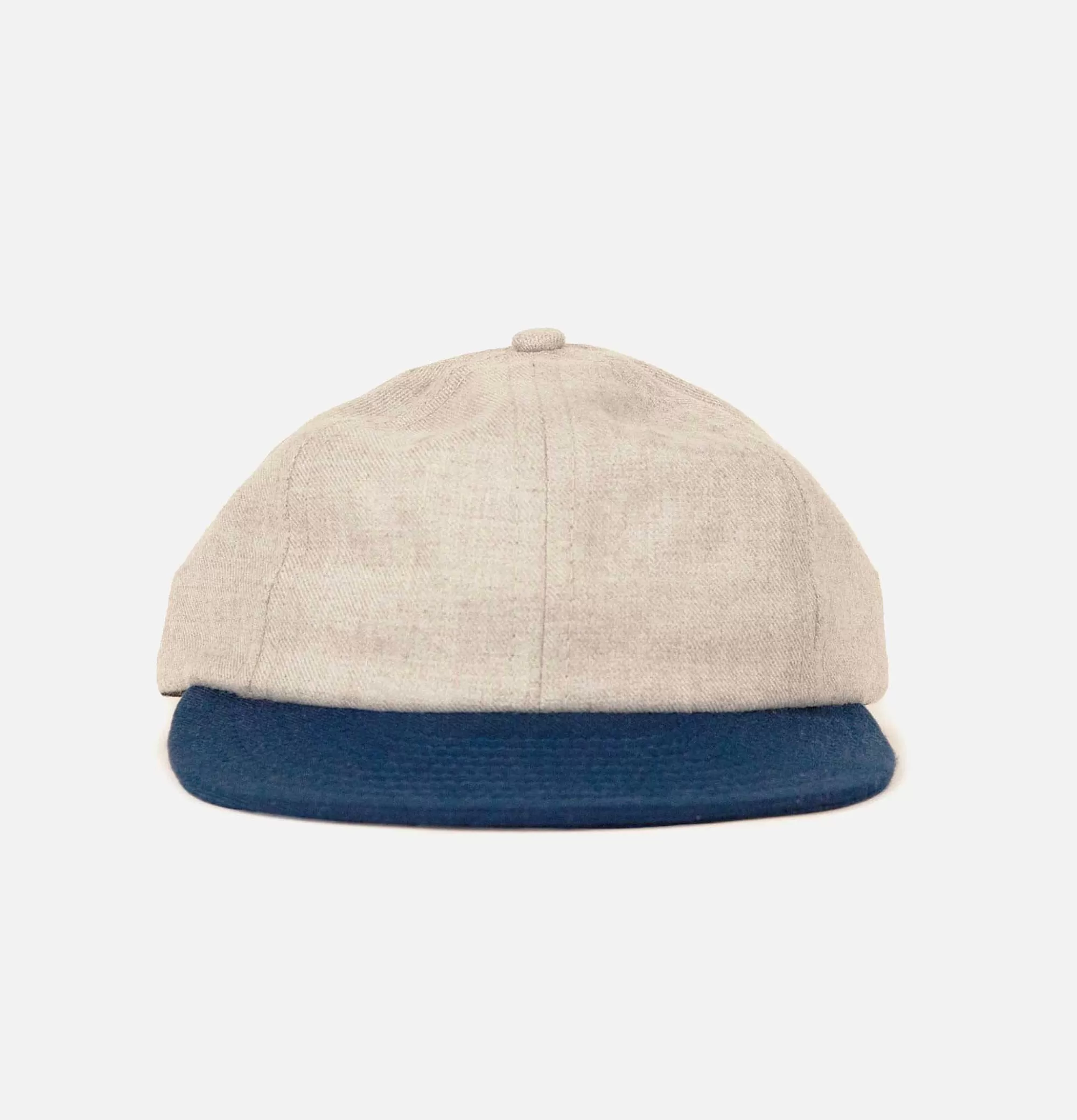 LITE YEAR Wool Serge 6 Panel Cap Greyroy^ Chapeaux & Casquettes