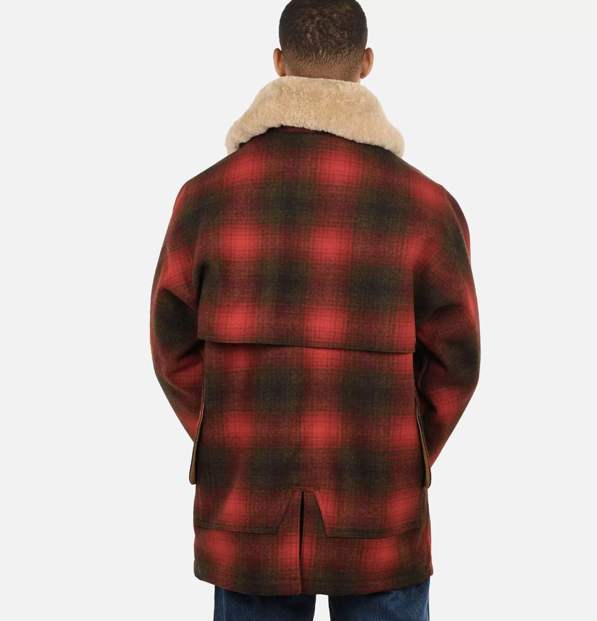 FILSON Woolpacker Coat Red Green^ Blousons & Manteaux